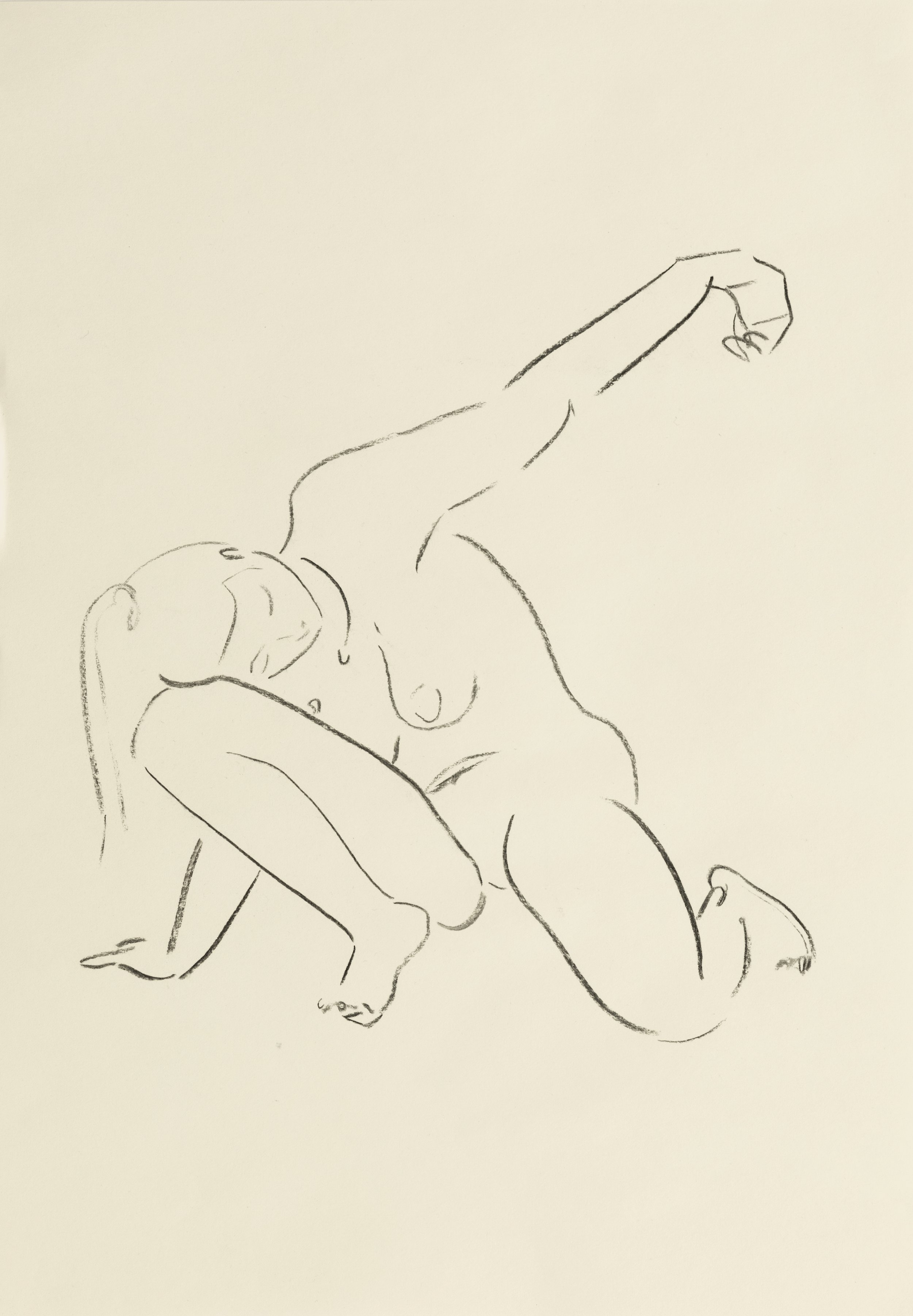  Nude study 7     
Charcoal on cartridge paper  
42 x 29.7 cm, 2026  
€895