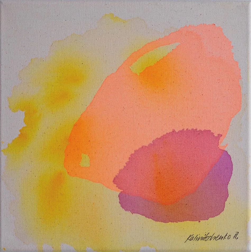    
  Anna Kalinitschenko    
  Palette of Joy No.1    
Acrylic paint and inks on canvas,   
30 x 30 cm, 2024  
€720