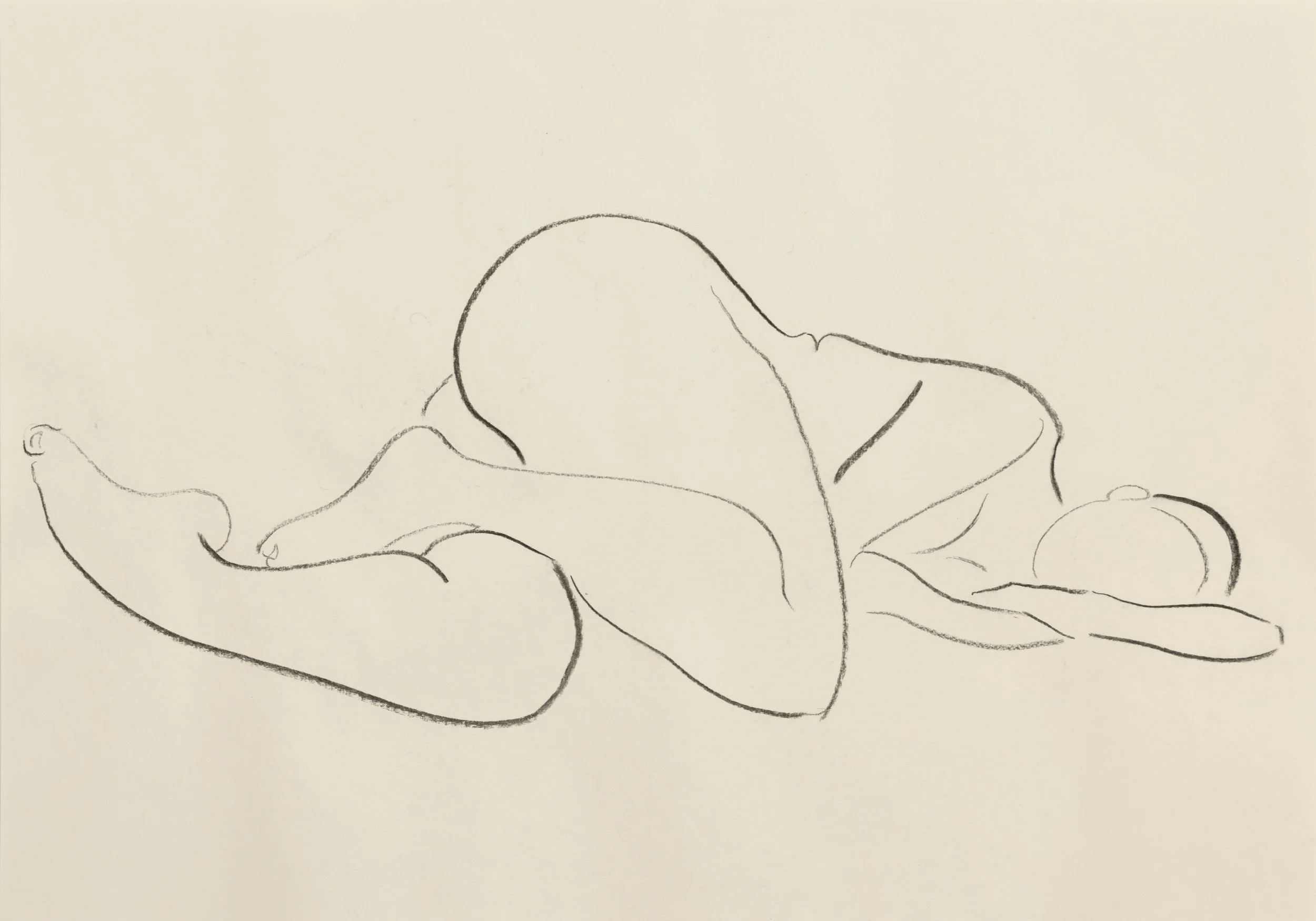   Nude study 18    
Charcoal on cartridge paper  
29.7 x 42 cm, 2026  
€895