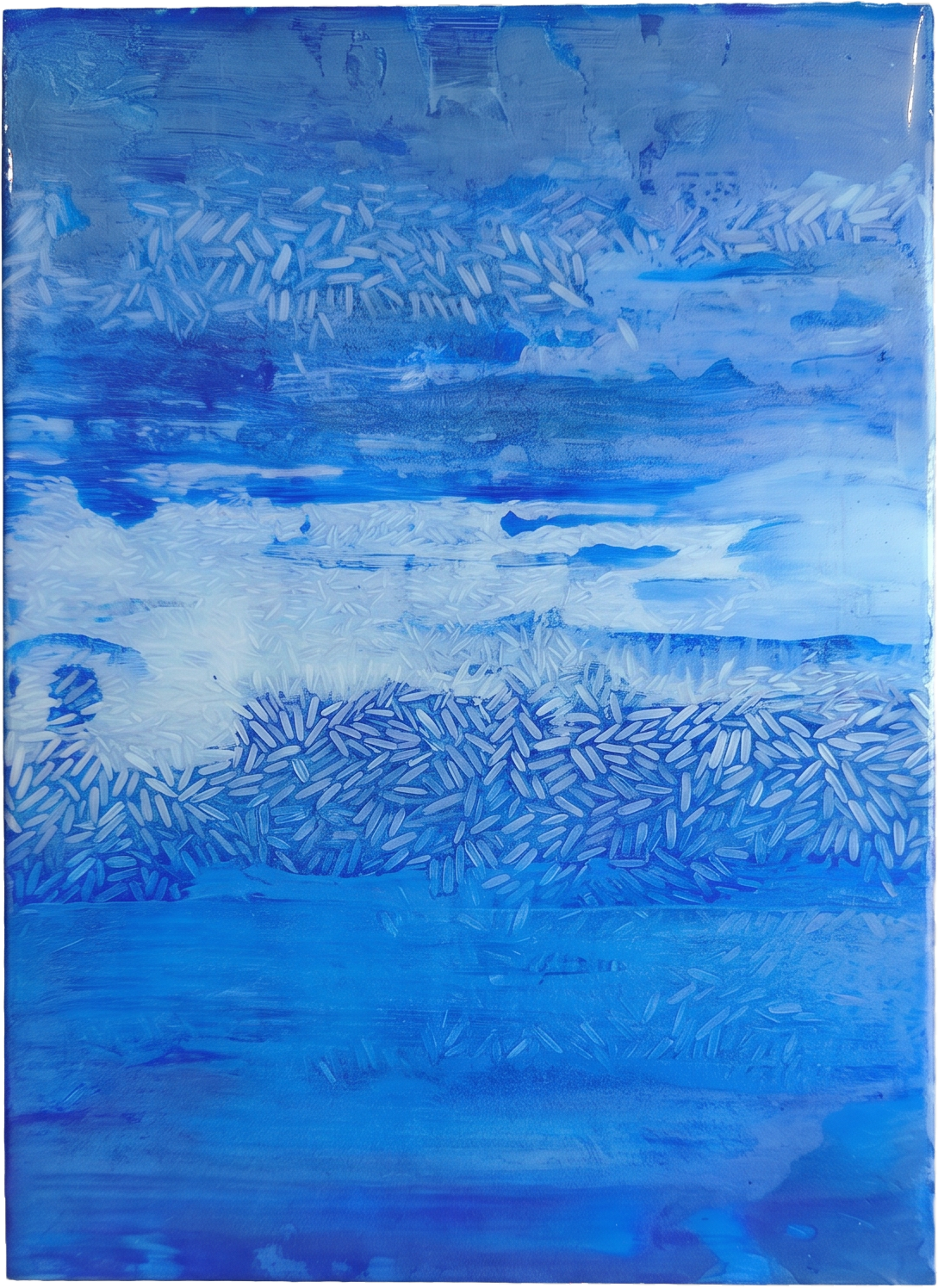   Chara Kontopoulou    
  Untitled    
Mixed media on wood panel, 30 x 20 cm, 2026  
€320