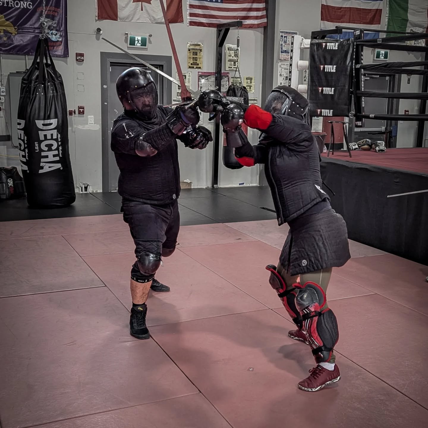 Operating out of ochs as a starting position is not something we do a lot of, so today felt like quite the productive training session, lots of stabs, winds, and cuts!

#hema #historicalfencing #longsword #swords #swordfight #medieval #martialarts #s
