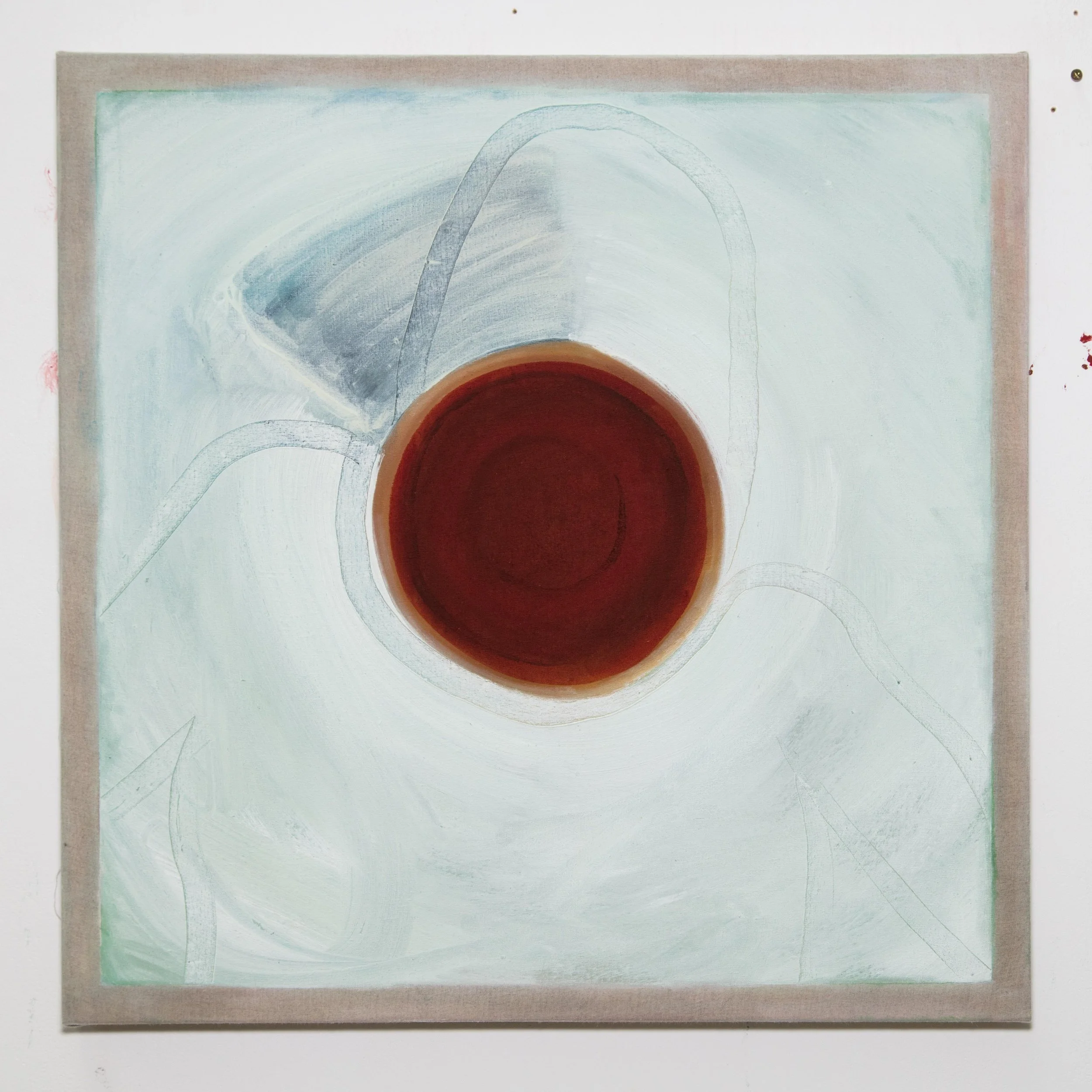 Soup for dinner. 2024. Oil on linen, 61 cm x 61 cm. 