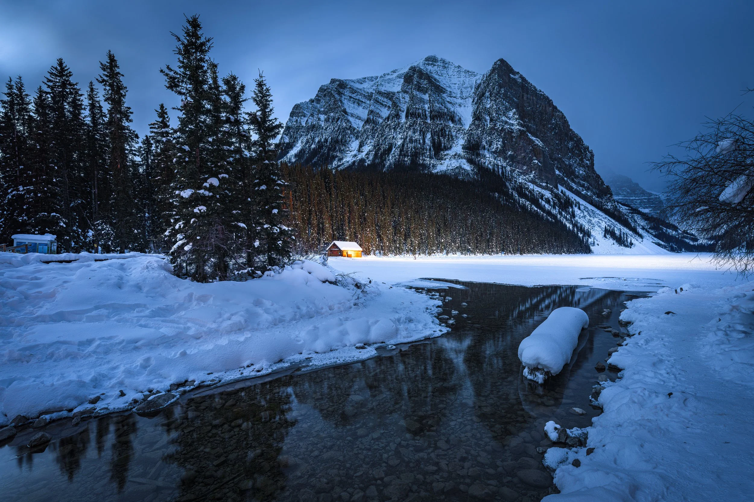 "Blue Louise", Banff National Park, Alberta, Canada (21 January 2025)