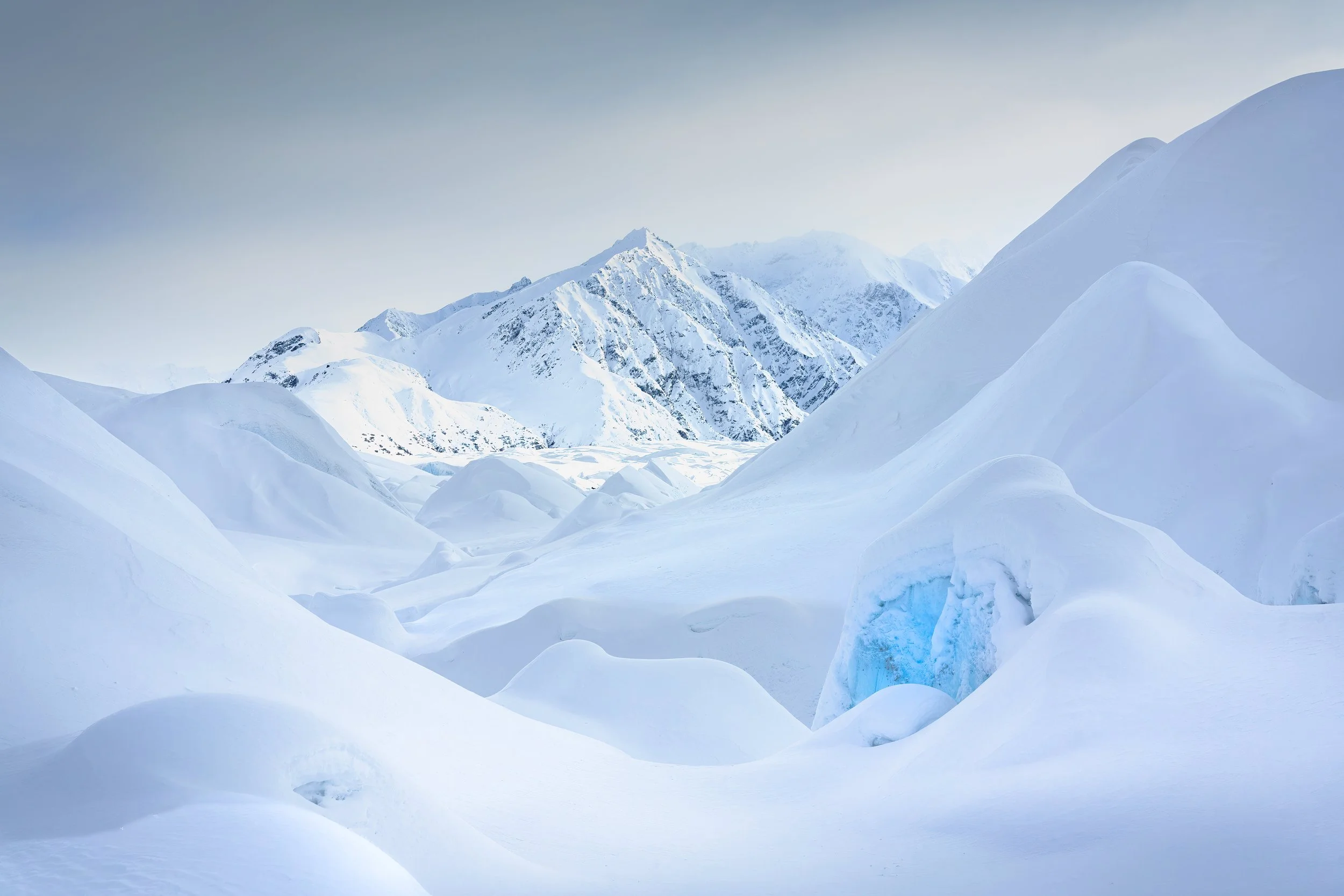 "White Country", Chugach Mountains, Alaska, USA (25 February 2026)