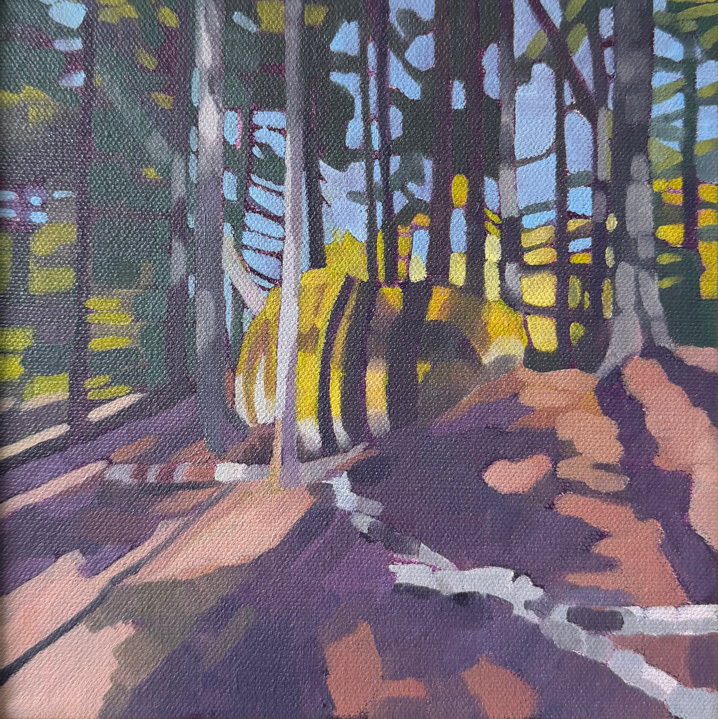 UNDERSTORY - ZEALAND FALLS  | Oil on Canvas  | 8" x 8" | $400