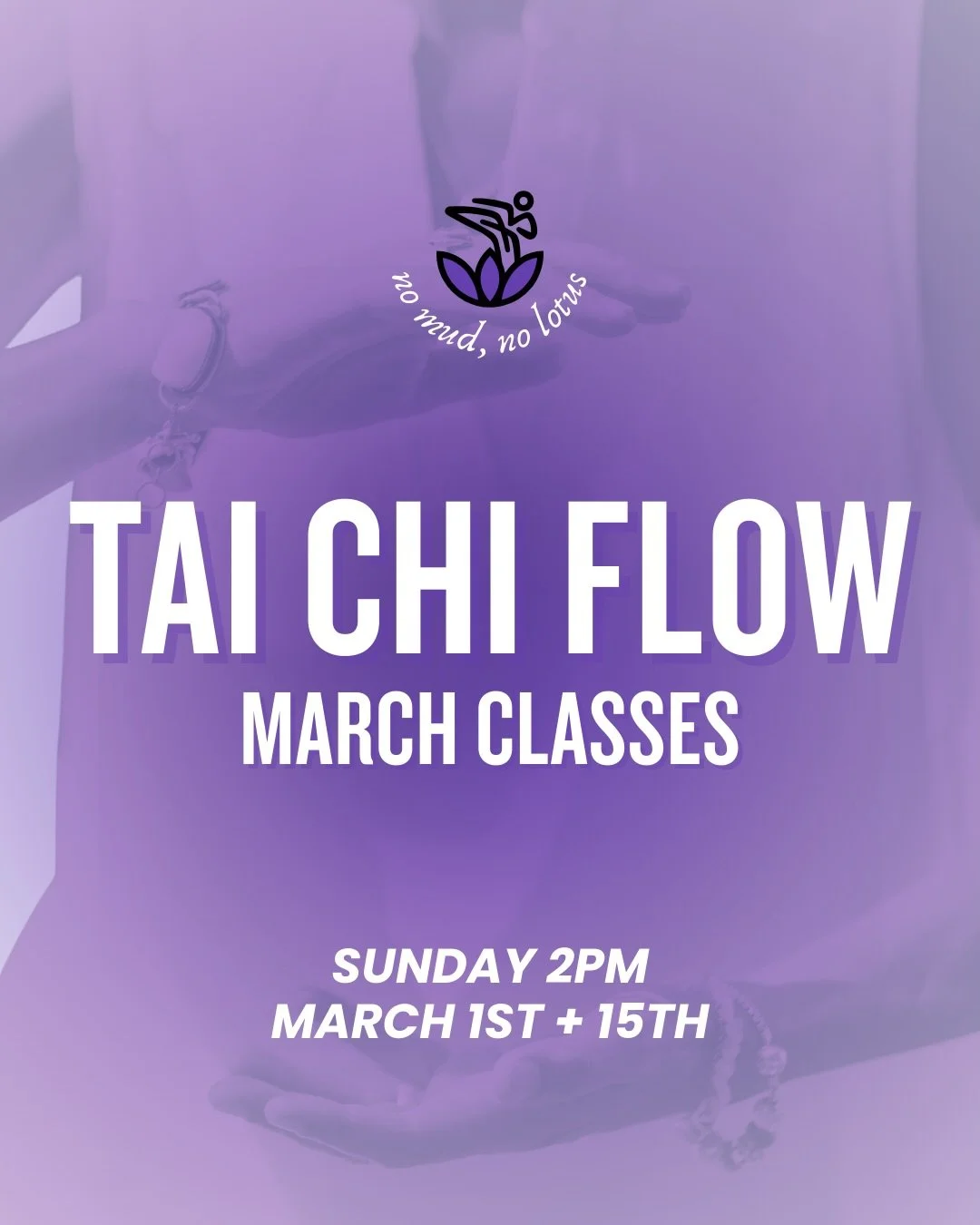 Join Jahan for Tai Chi Flow and experience the power of slow, mindful movement 🪷

Tai Chi is a gentle, accessible, and deeply restorative practice that helps reduce stress and releive tension in the body. Carve out some time for yourself to quiet th