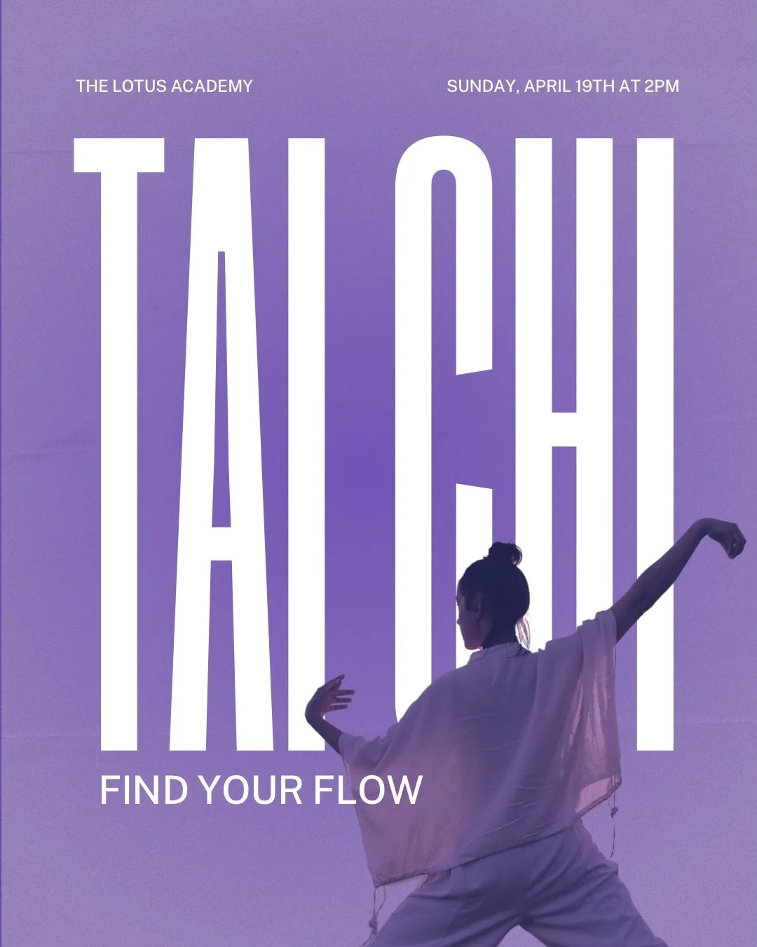 A lot of people wait to feel &ldquo;ready&rdquo; before they try something new. The truth is&hellip;you don&rsquo;t need to be anything other than who you are right now. 

Experience Tai Chi Flow with @marcufitness next Sunday, April 19th at 2pm ~

C