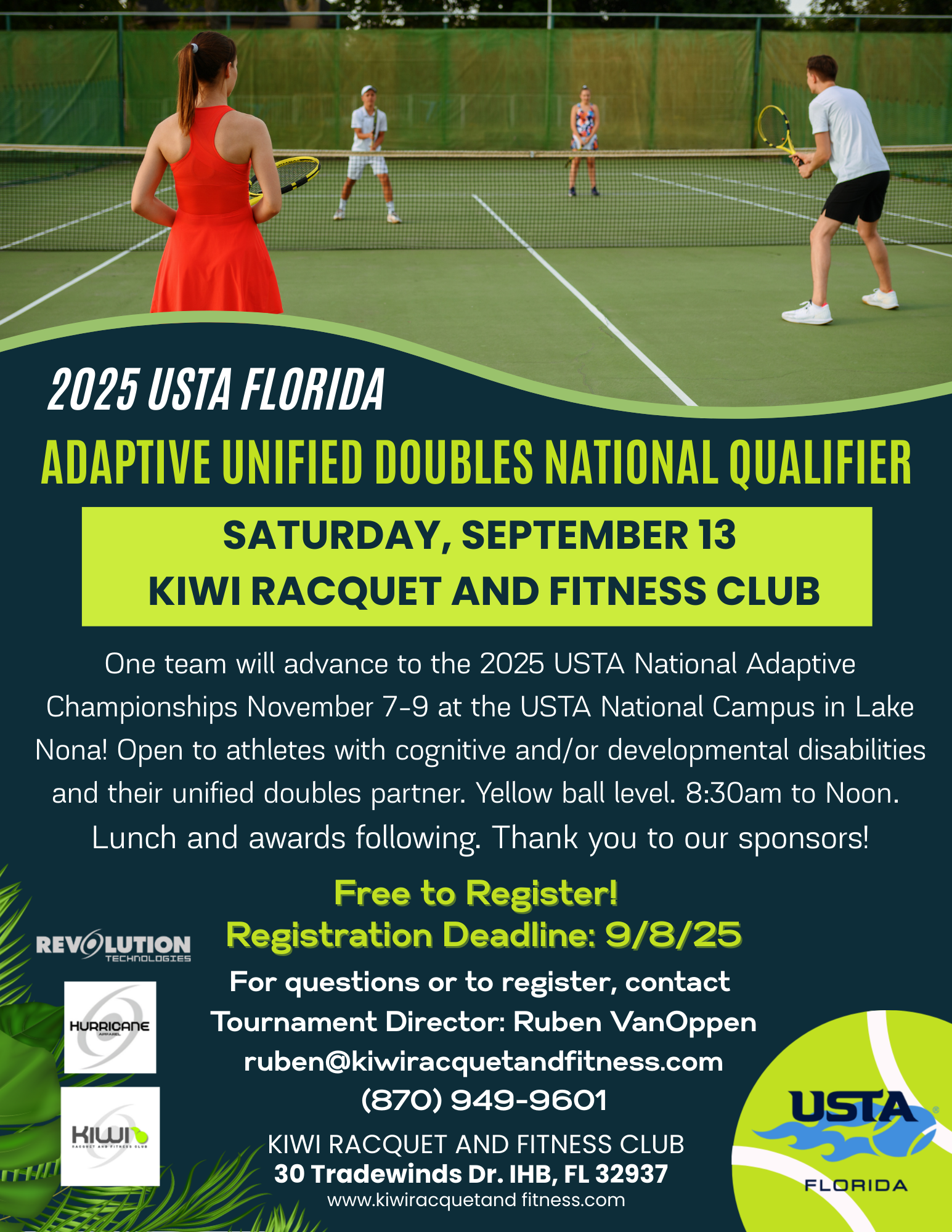 NATIONAL ADAPTIVE TENNIS CHAMPIONSHIP