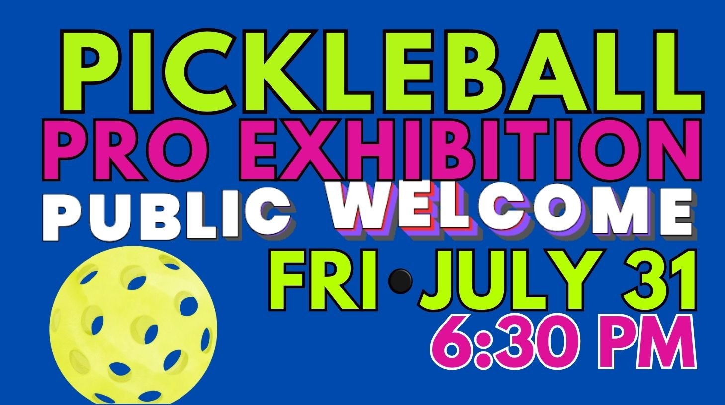 Pickleball Exhibition