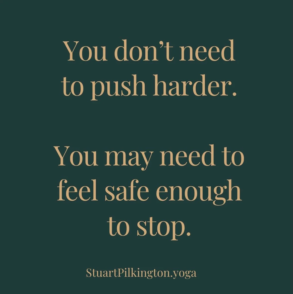You don&rsquo;t need to push harder.

Sometimes the most powerful practice is learning how to feel safe enough to stop.

Restorative yoga is not just lying over bolsters. It is a skilled, intelligent practice that teaches the body how to release unne