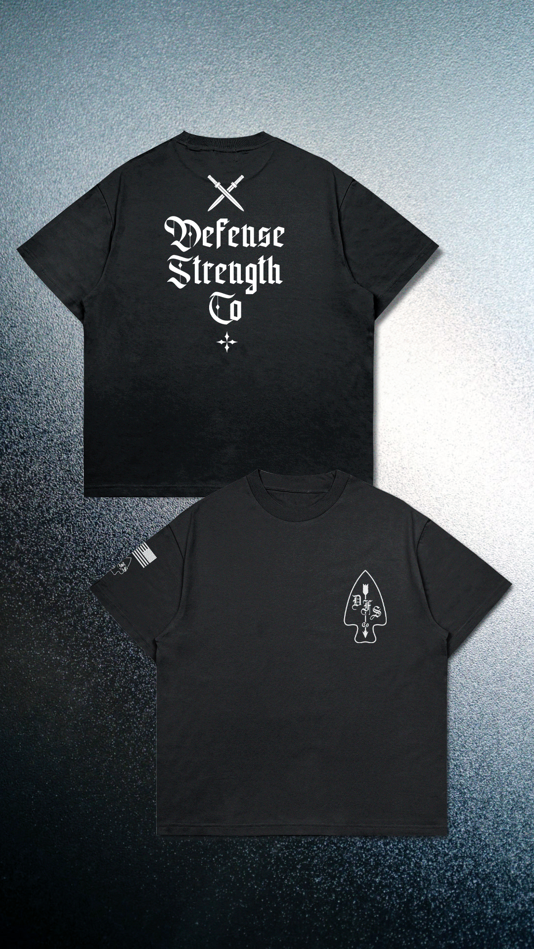 DFS OVERSIZED BLACK WHITE