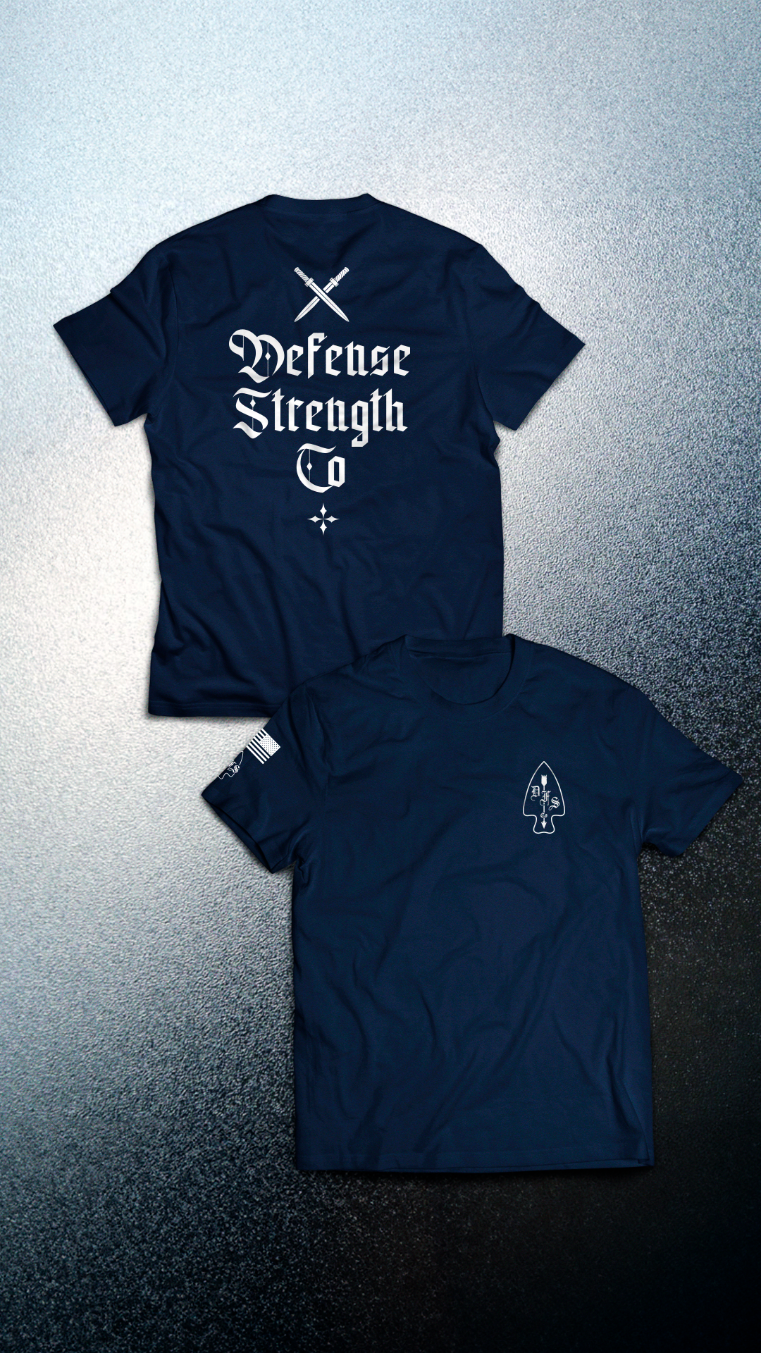 DFS MEN NAVY WHITE