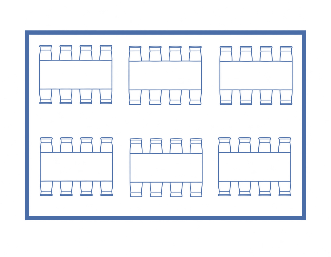 Banquet Layout - 48 Guests