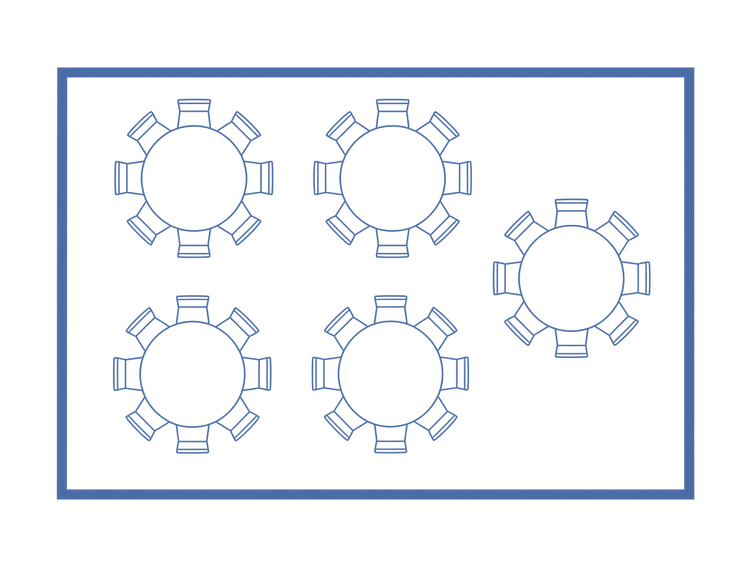 Round Layout - 40 Guests