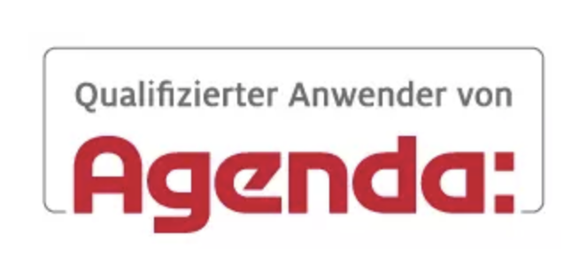 Logo "Qualifizierter Anwender von Agenda Buchhaltungssoftware".