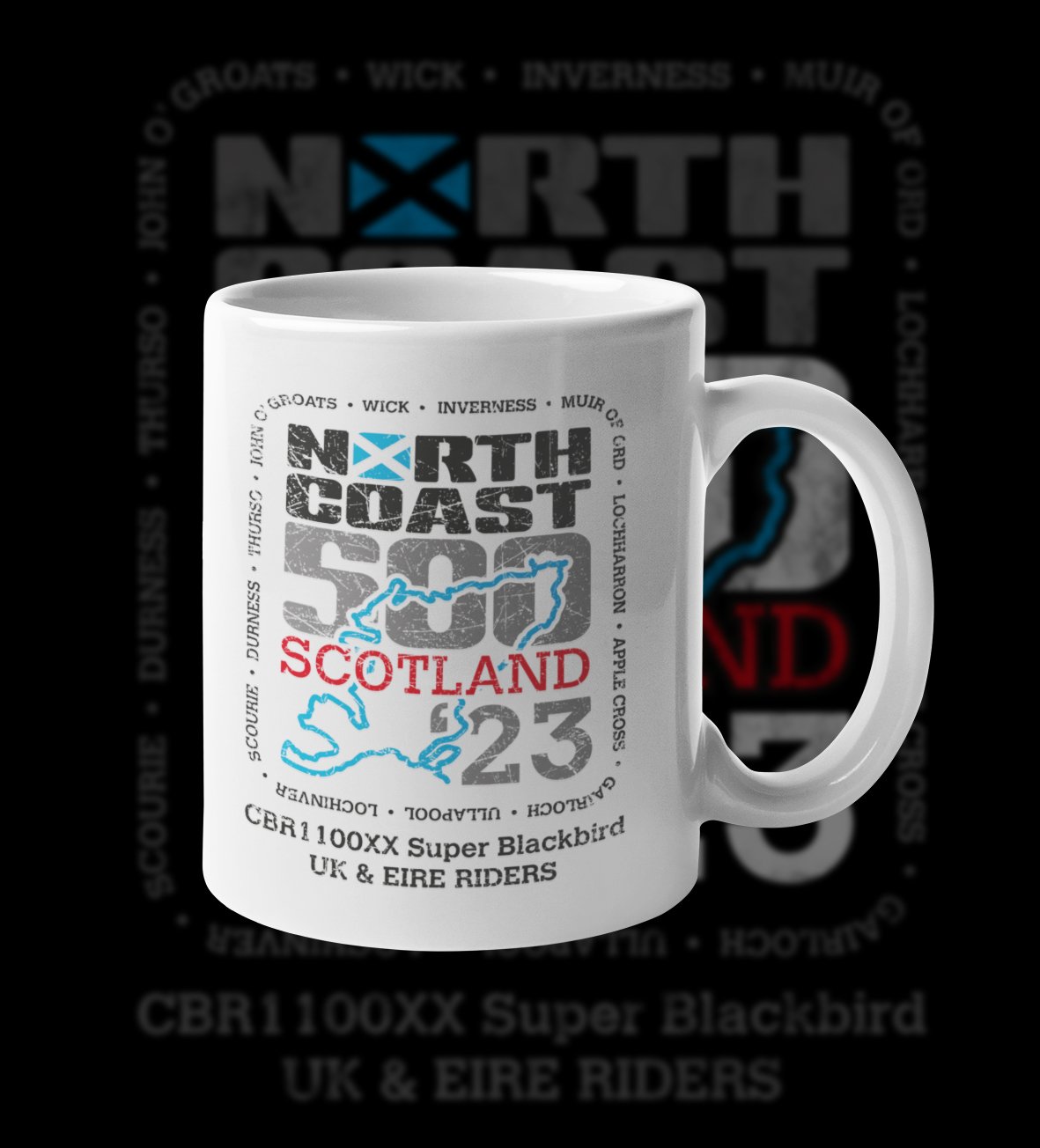 nc500 printed mug nc500 logo