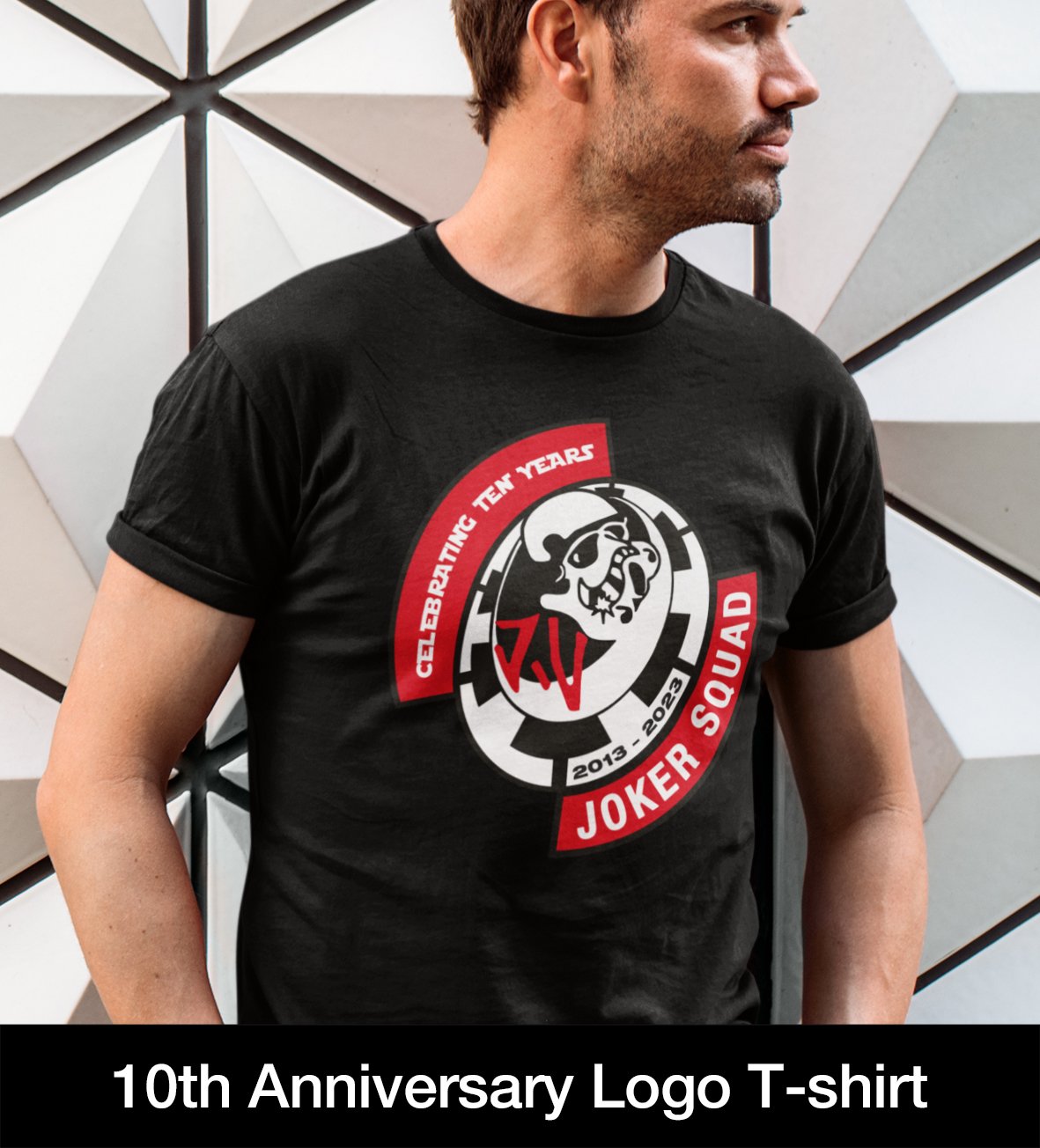 Joker Squad Uniform 10th Anniversary Printed T-shirt