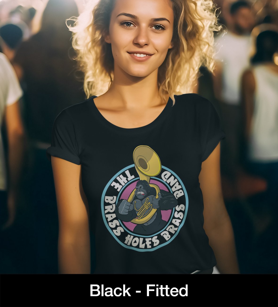 The Brass Holes Band printed t-shirt