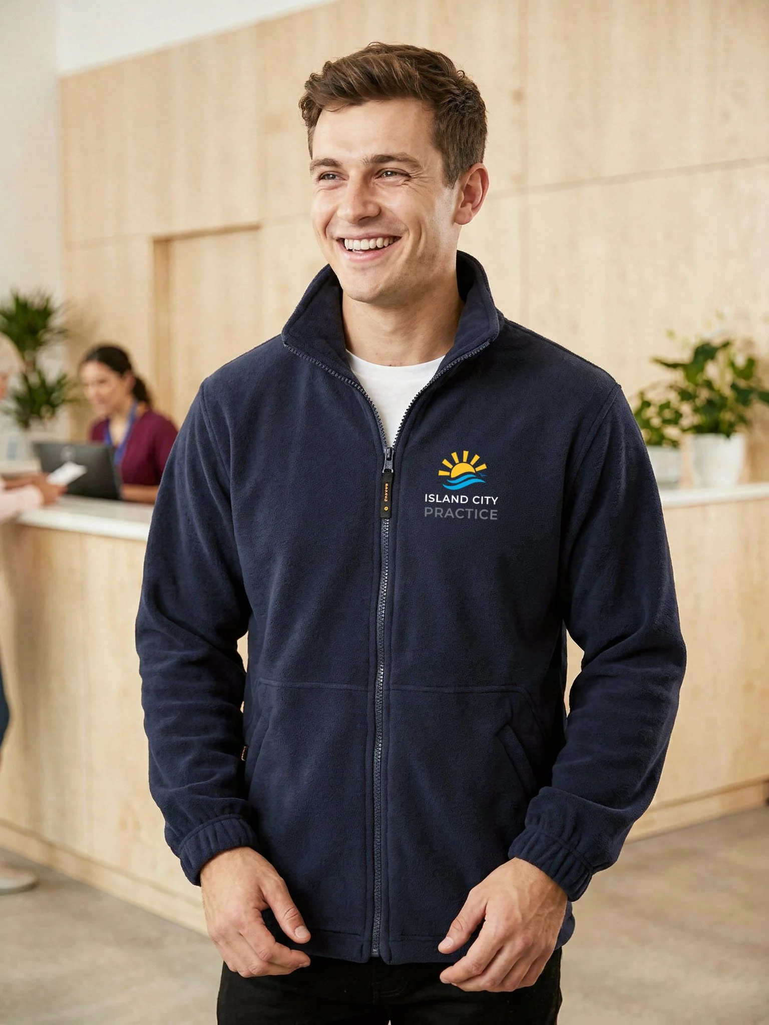 Island City Practice Navy Blue Fleece