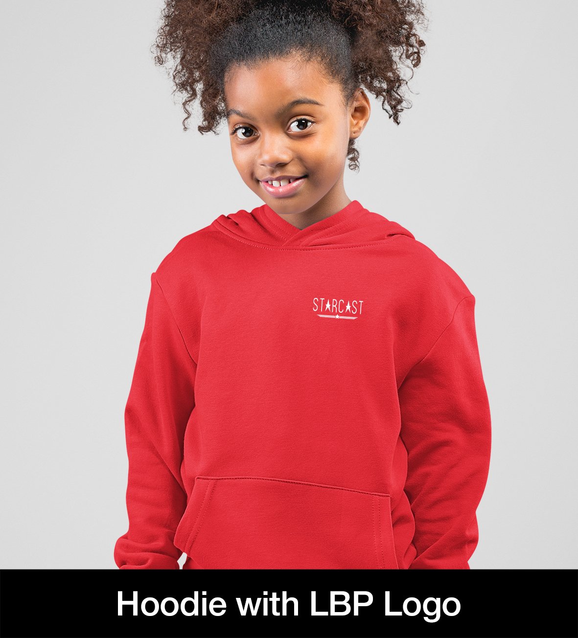 Starcast Theatre School printed hoodie with Annie design