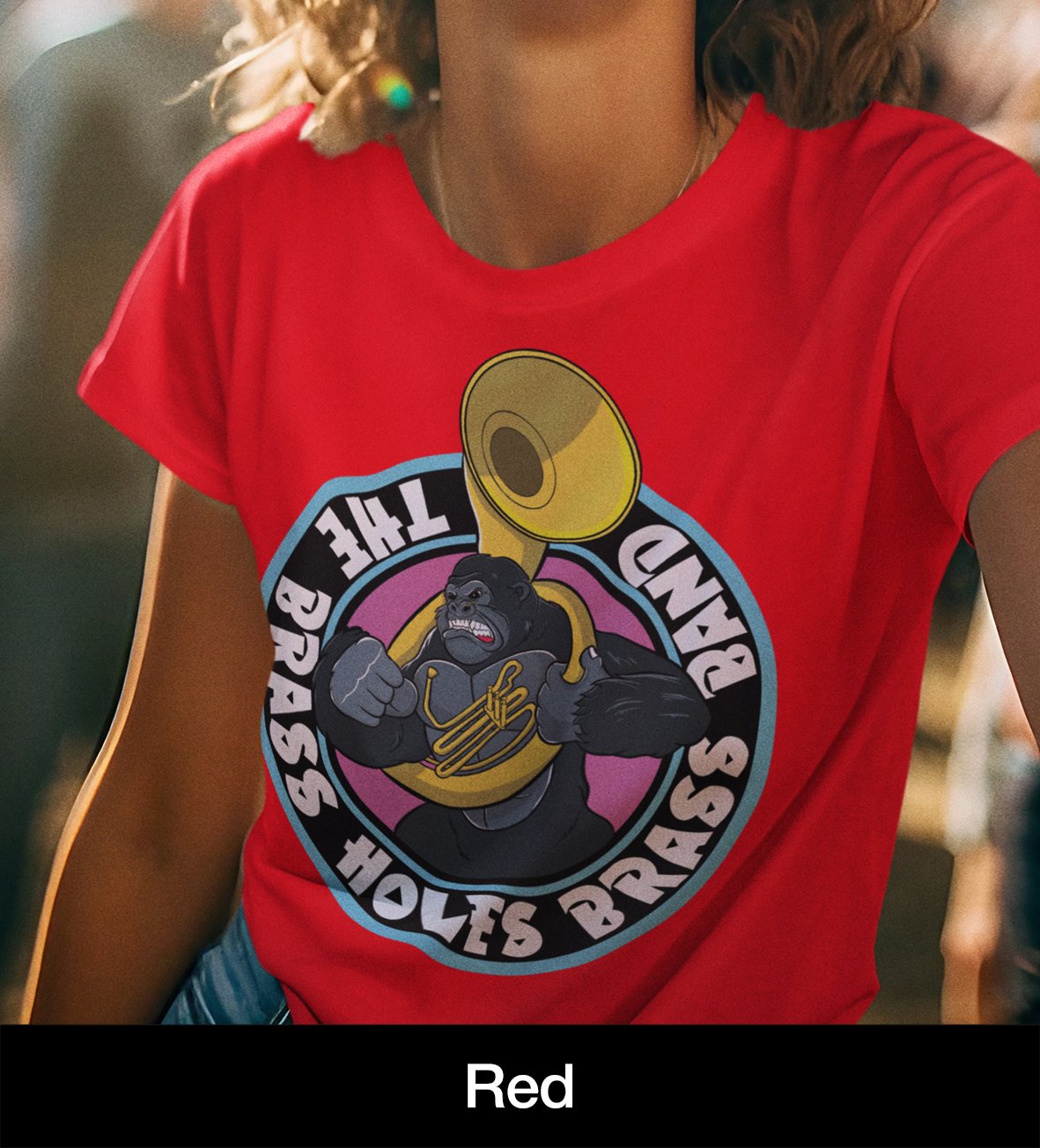 The Brass Holes Band printed t-shirt