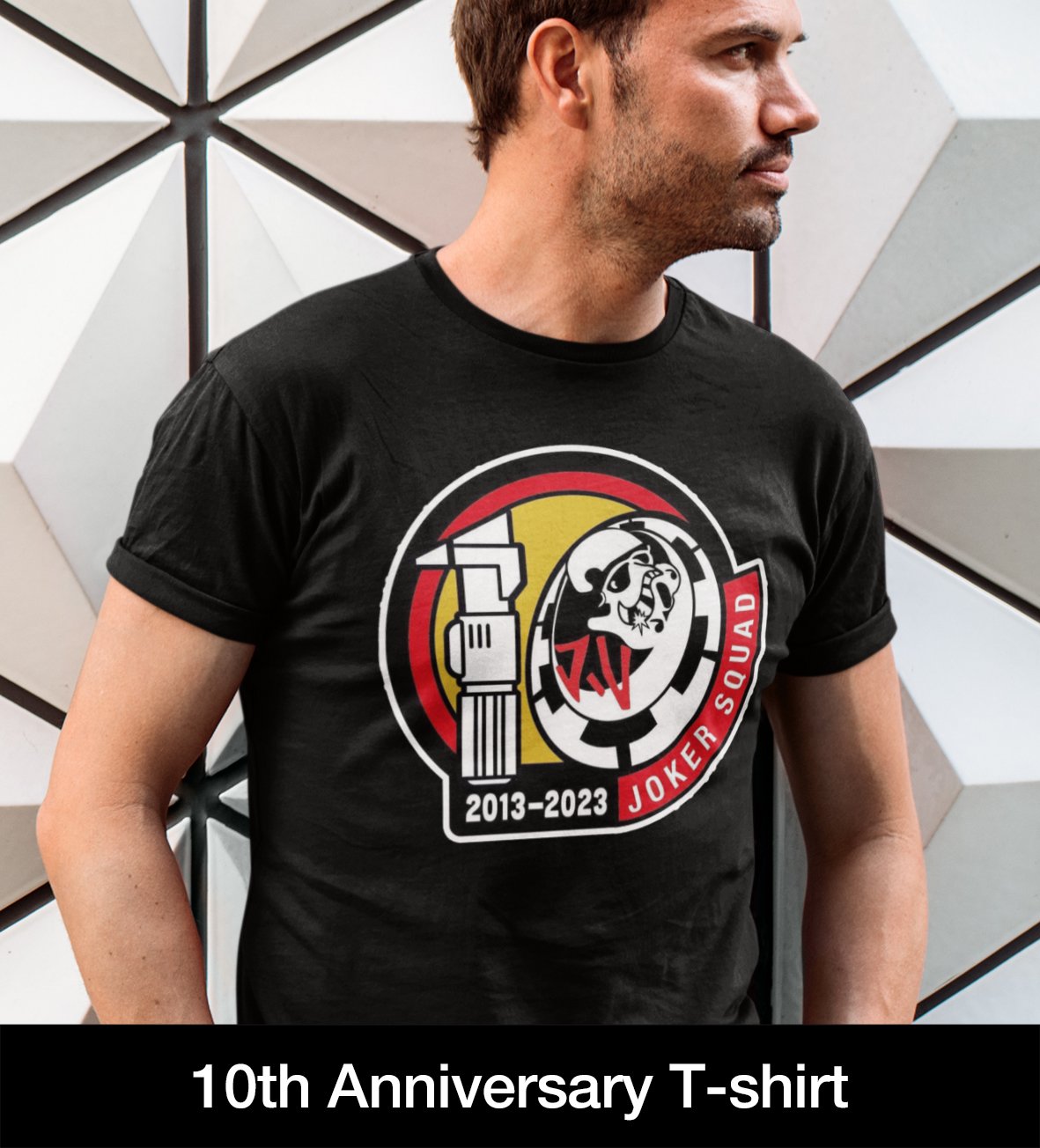 Joker Squad Uniform 10th Anniversary Printed T-shirt