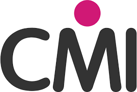Logo with stylized letters 'C', 'M', and 'I' and a pink dot above the 'I'