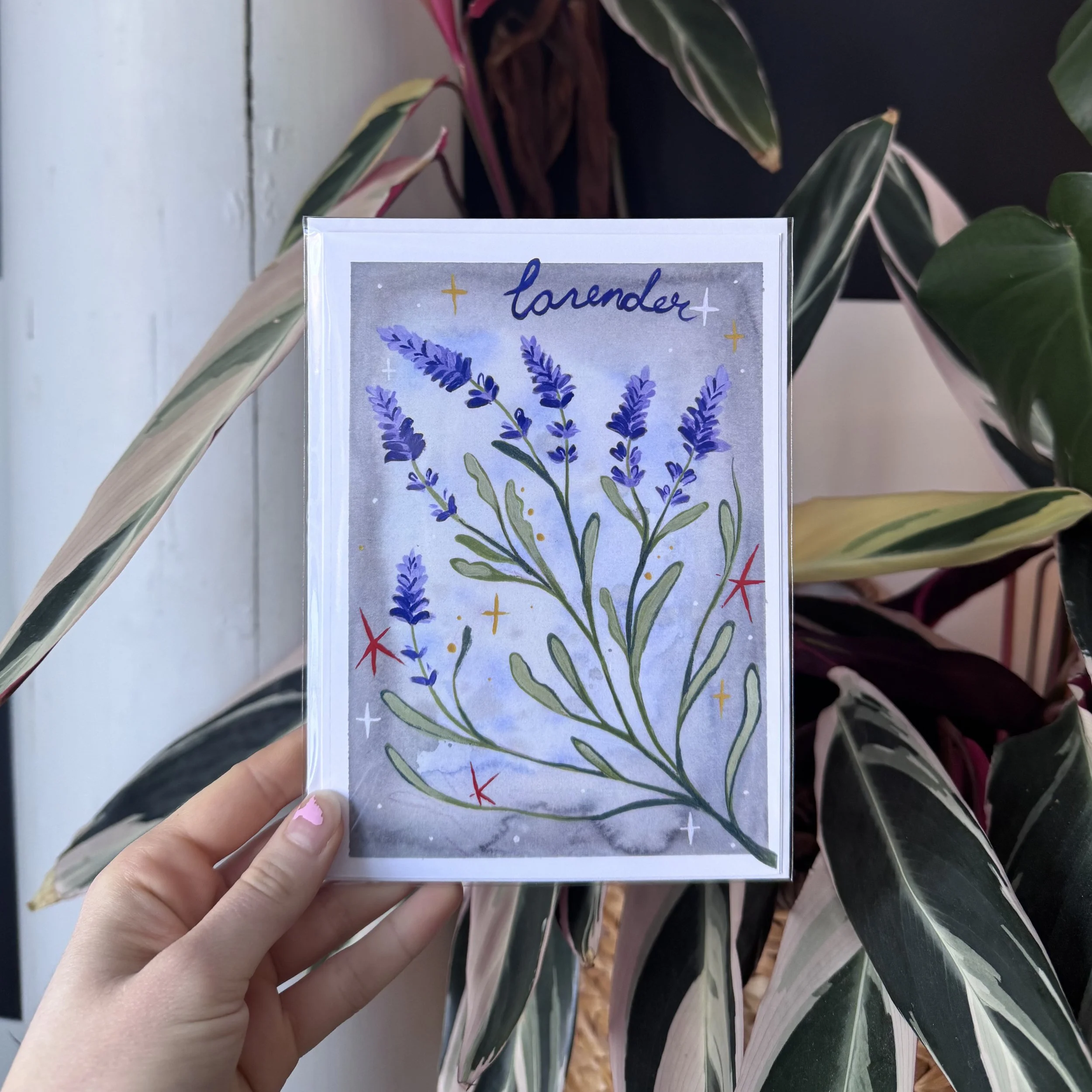 Lavender Card