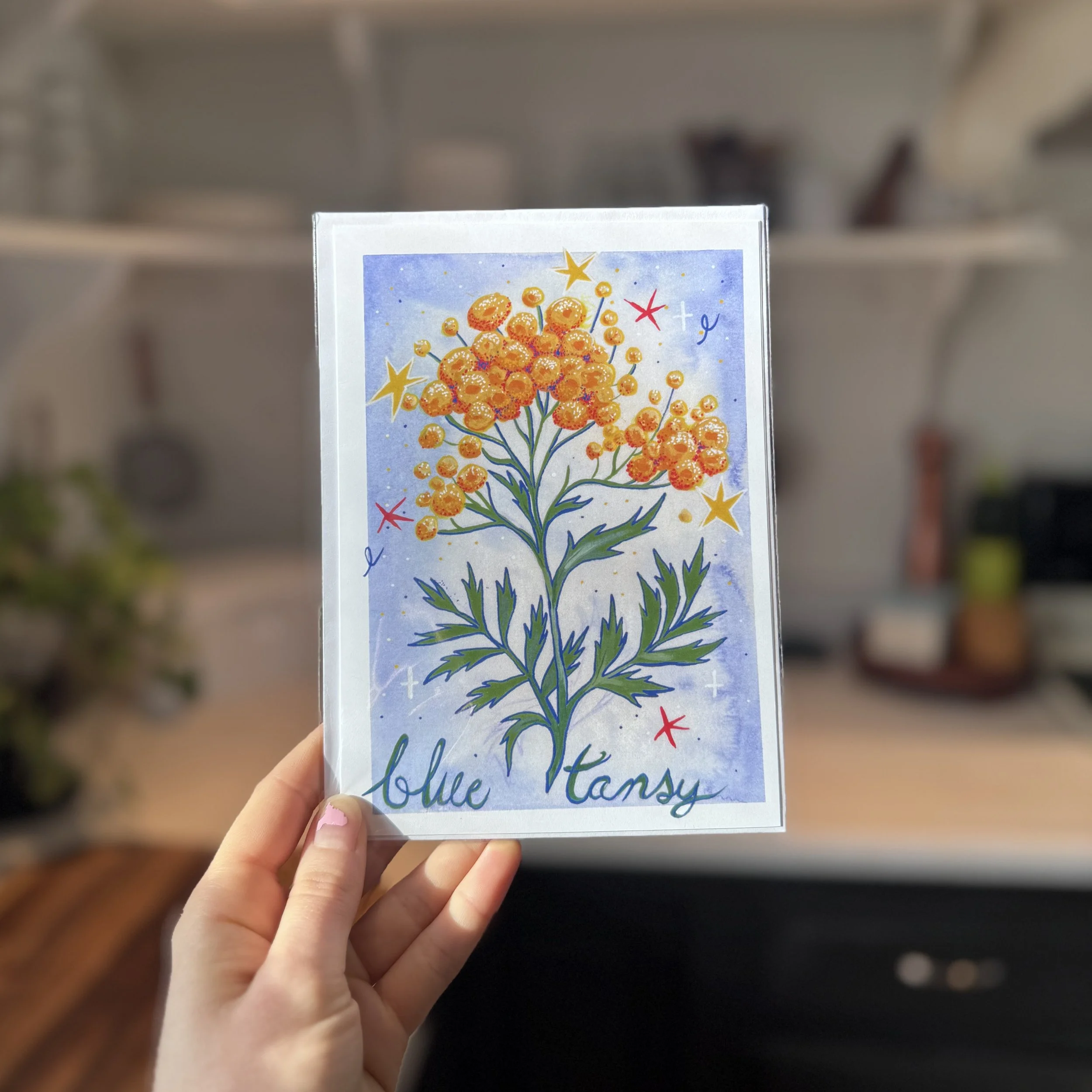 Blue Tansy Card