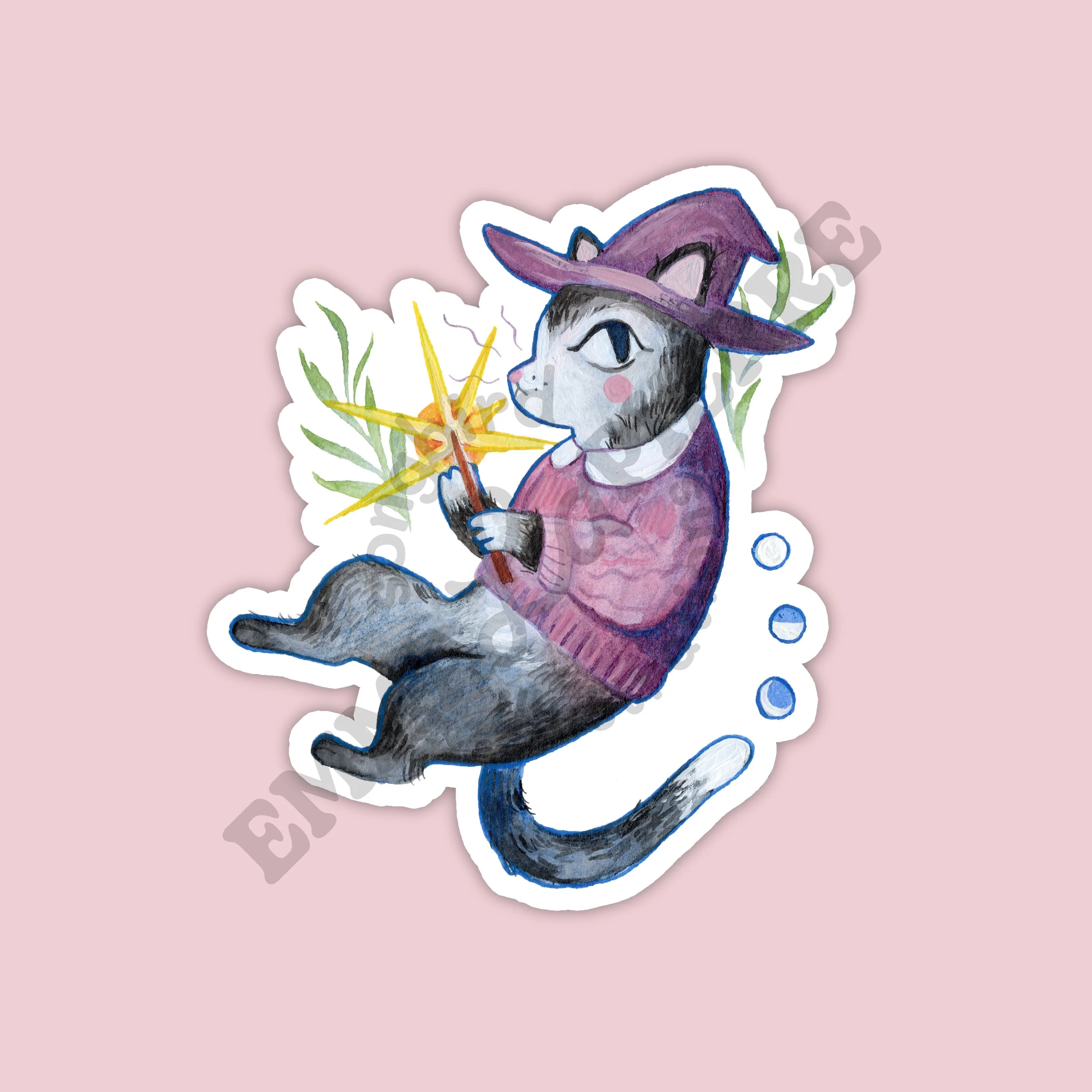 Witches' Gato Sticker
