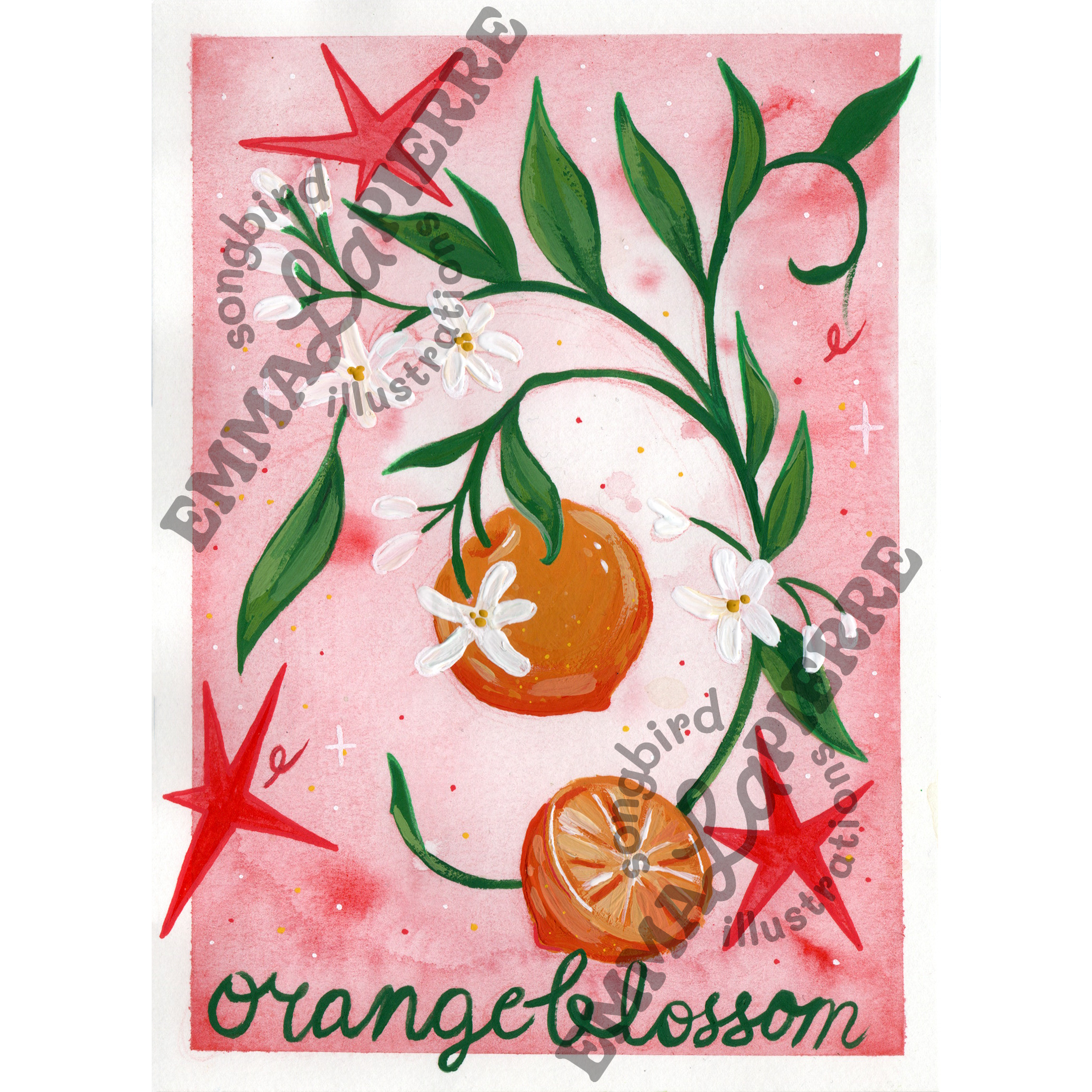 Orange Blossom Poster