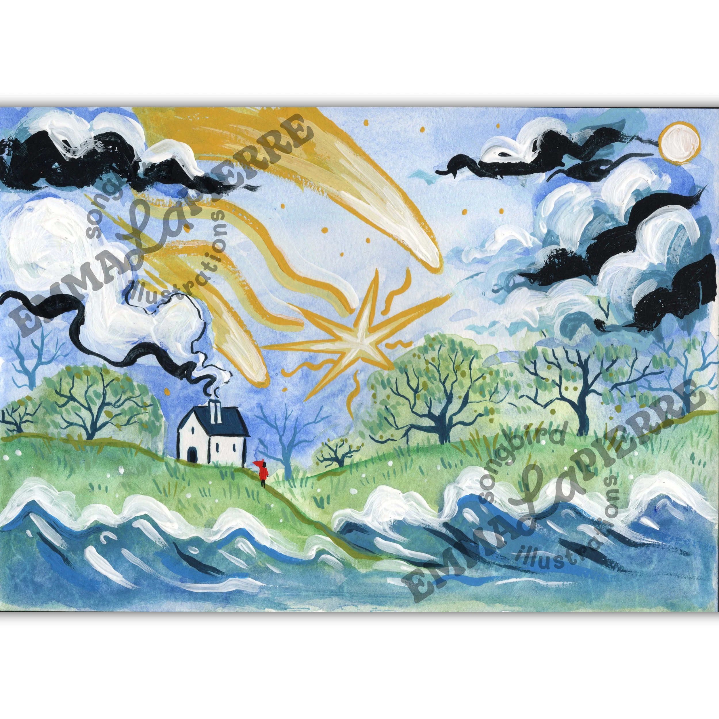 Keep Your Eyes On The Stars Poster