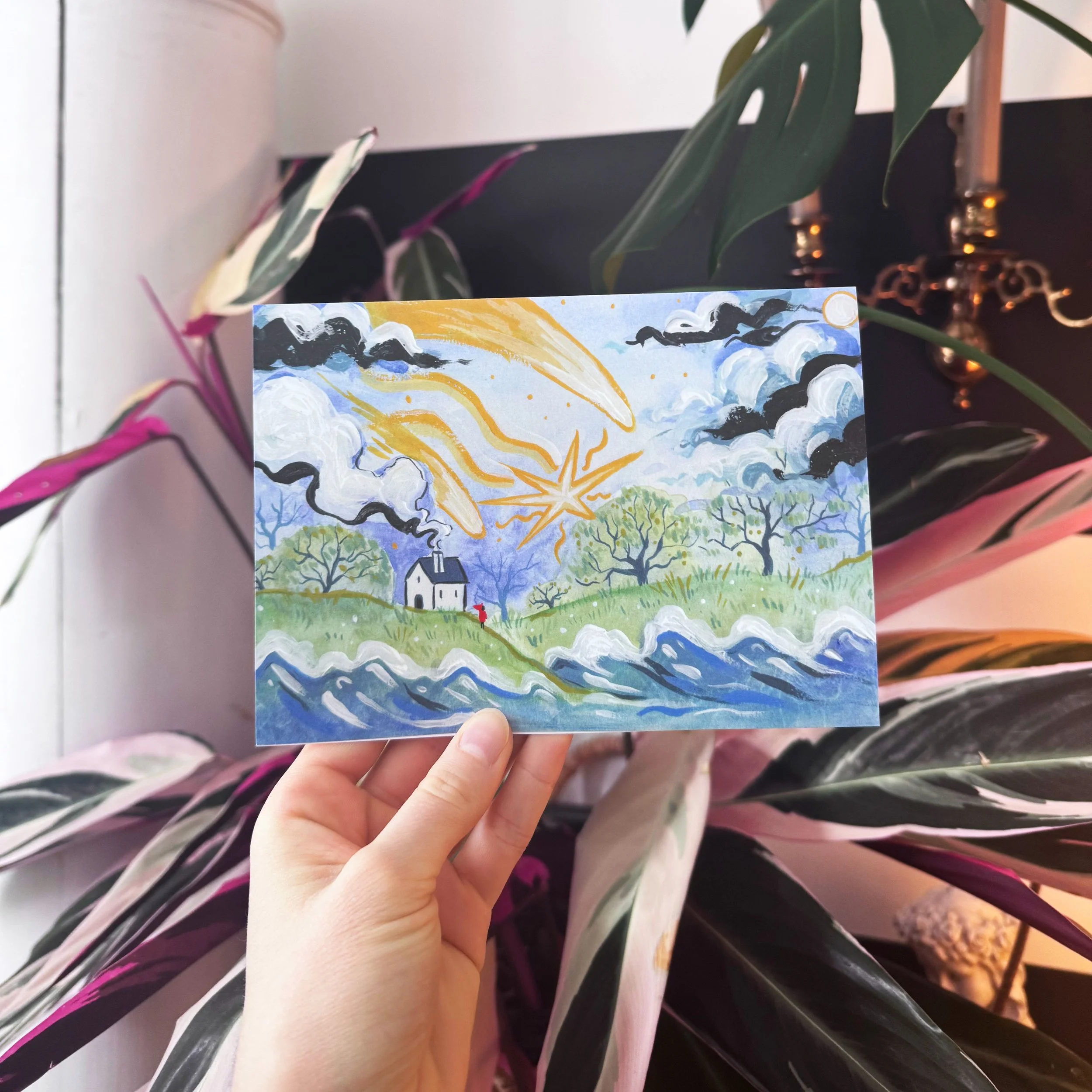 Keep Your Eyes On The Stars Card