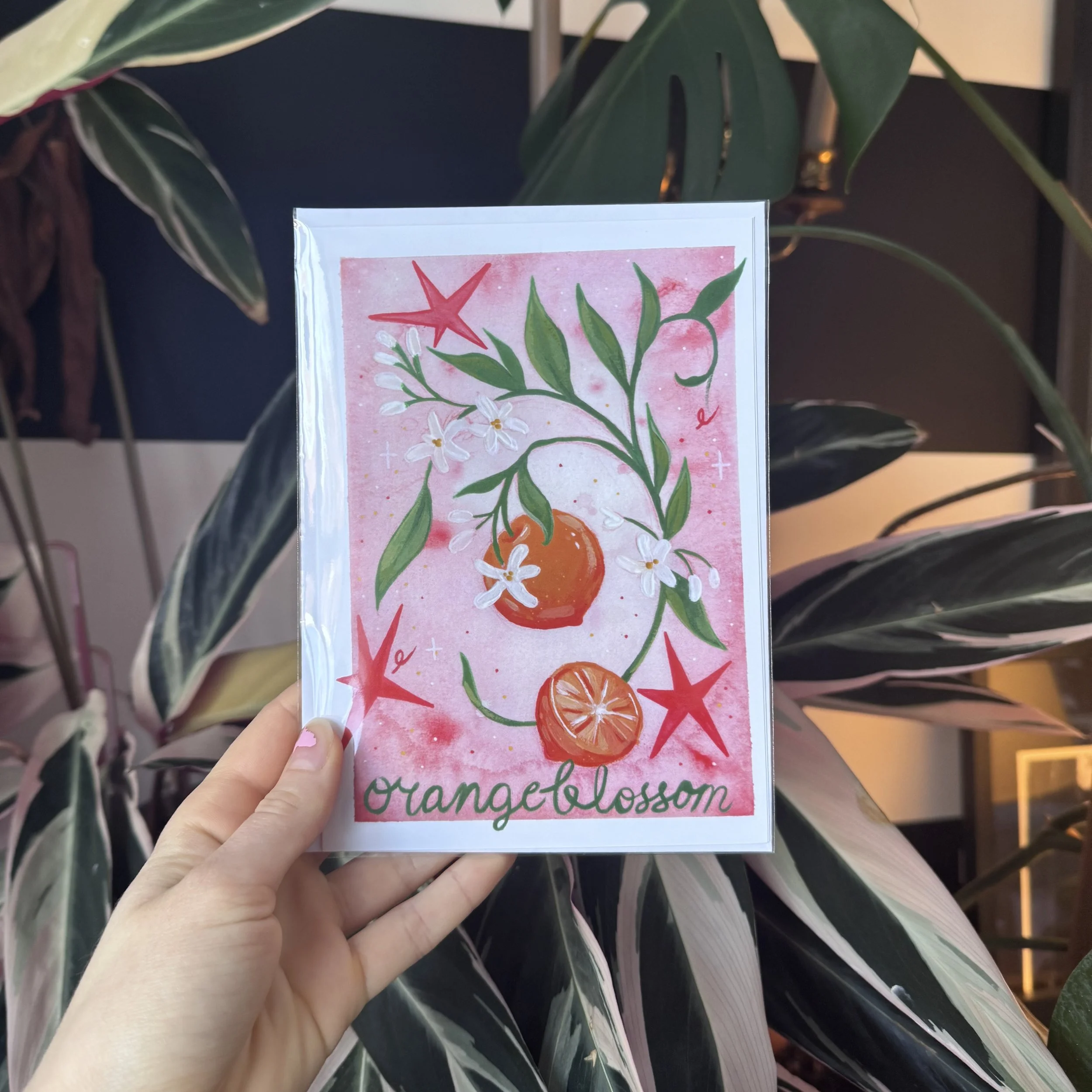Orange Blossom Card