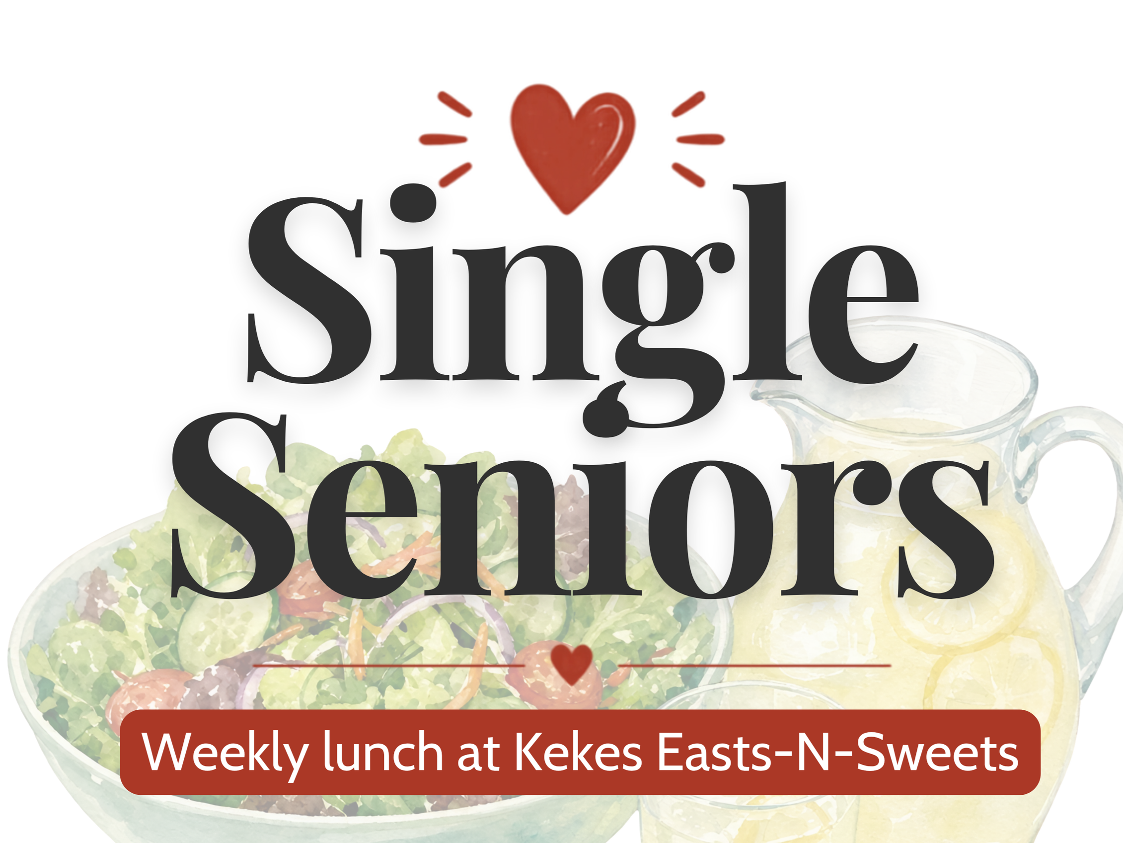 Single Seniors 80+ Lunch at Kekes in Horseheads