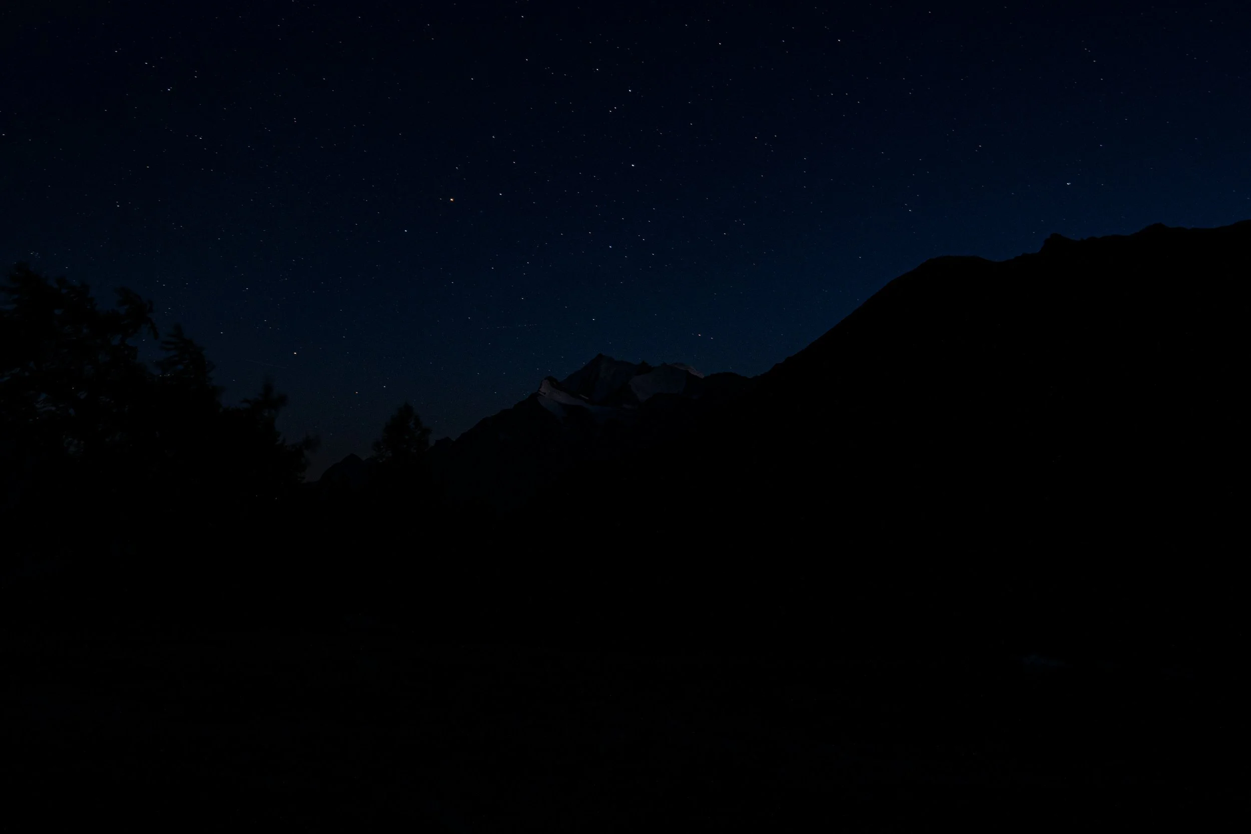 Une nuit couleur de montagne