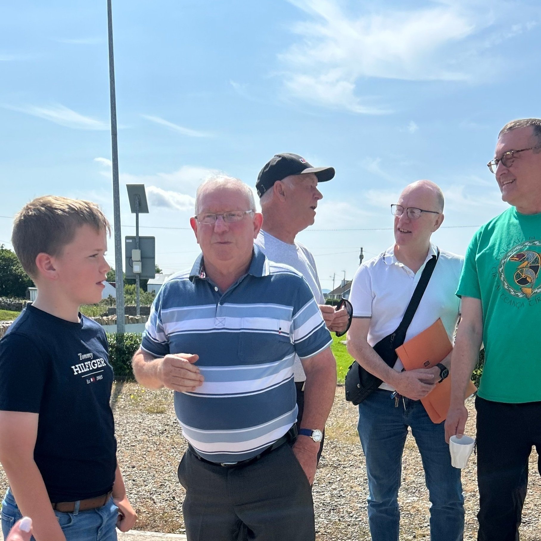 Searlas Ó Baoill, Connie Mhary Mhicí, Pádraig Ó Baoill, mic léinn an chúrsa