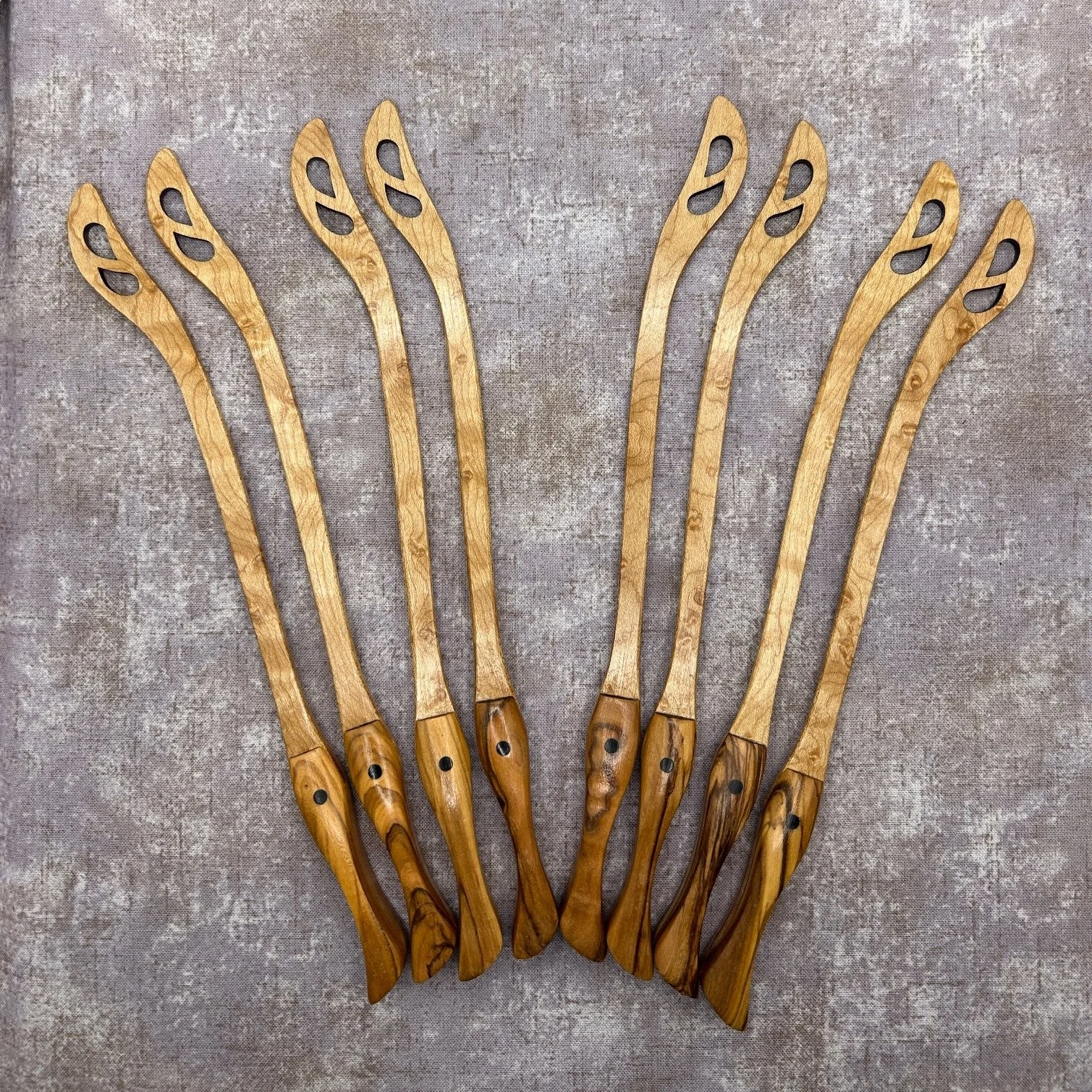 Wisp - Birdseye Maple with Bethlehem Olivewood grip 8.3-9.4g