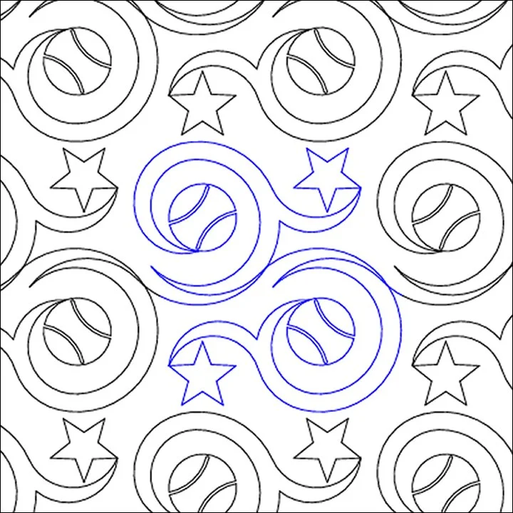 baseball softball holiday design
