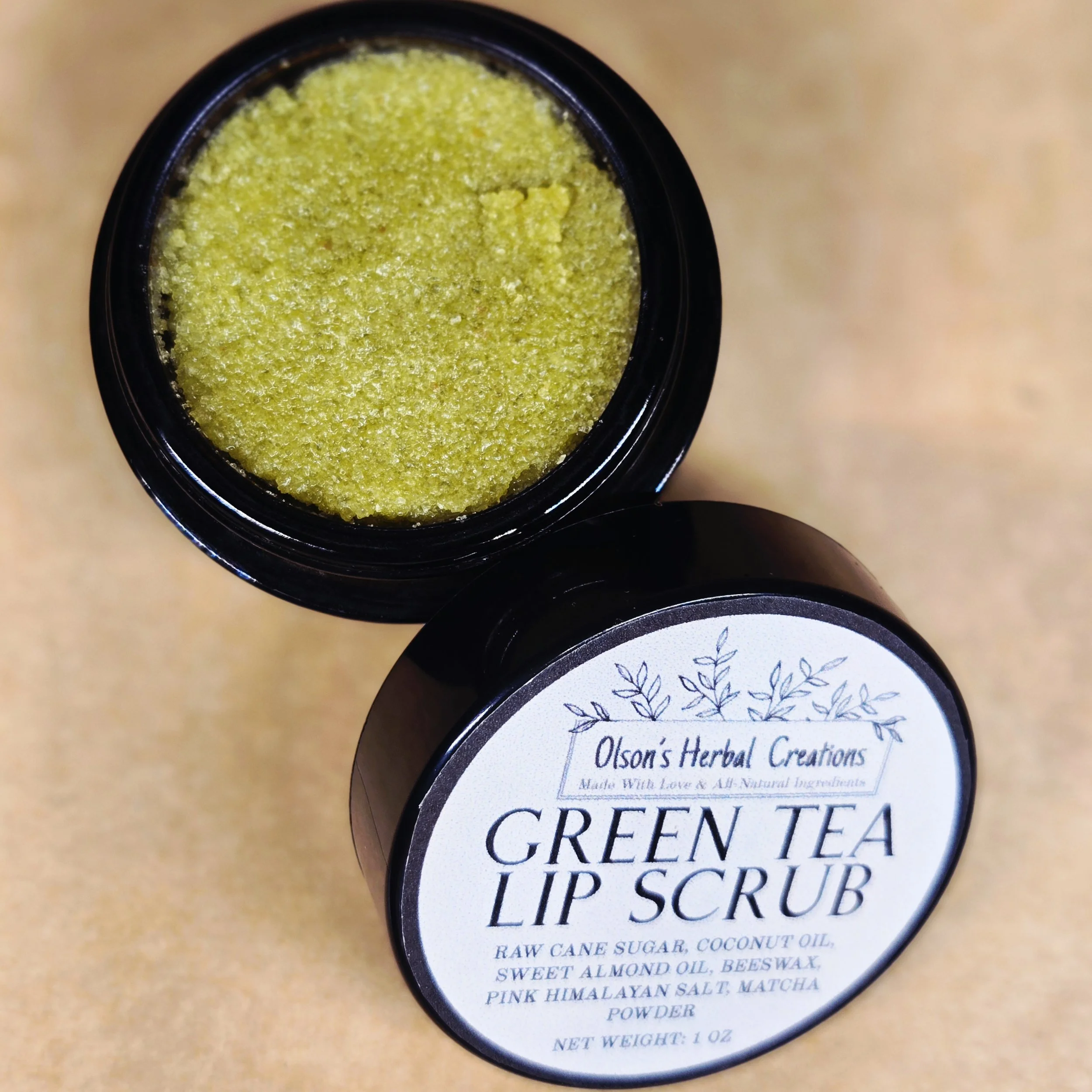 Green Tea Lip Scrub