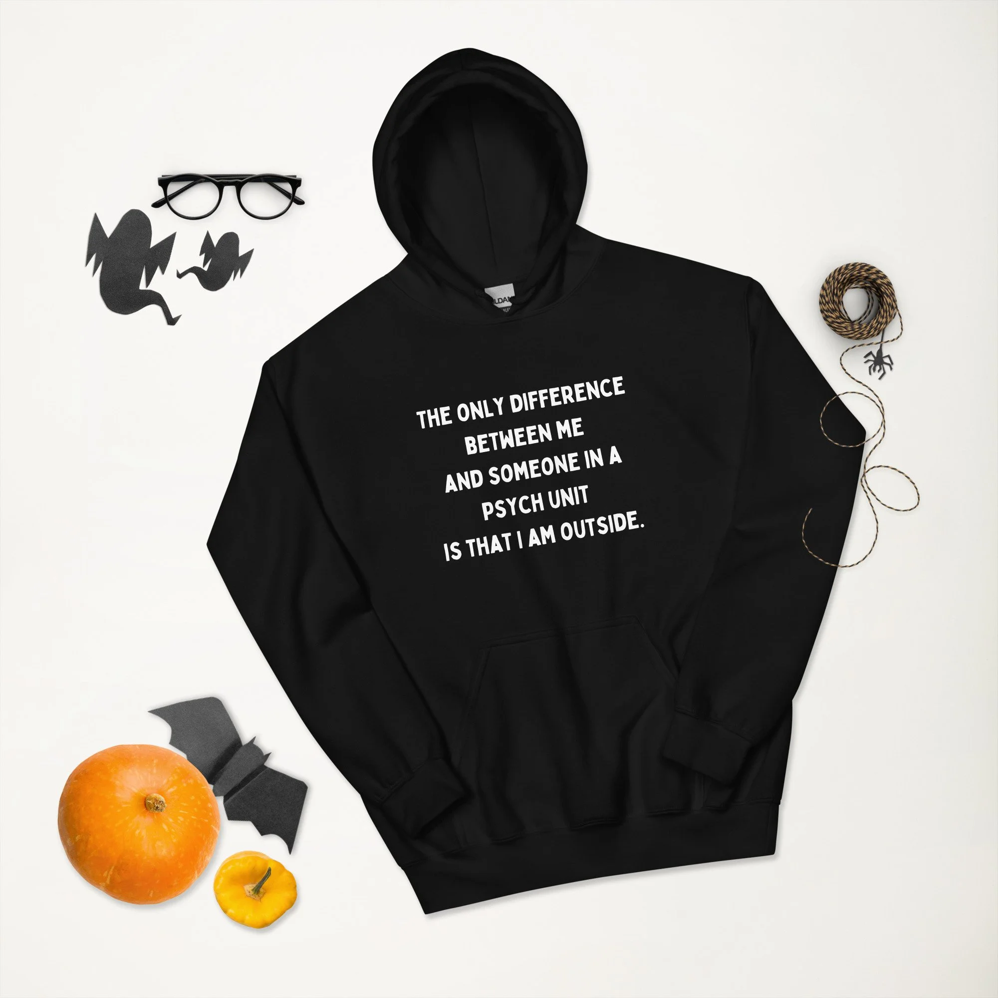TODBMAP white font Unisex Hoodie
