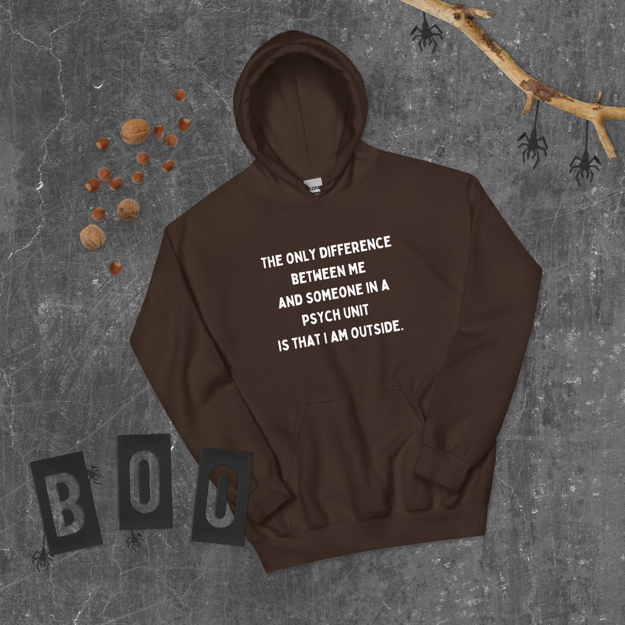 TODBMAP white font Unisex Hoodie