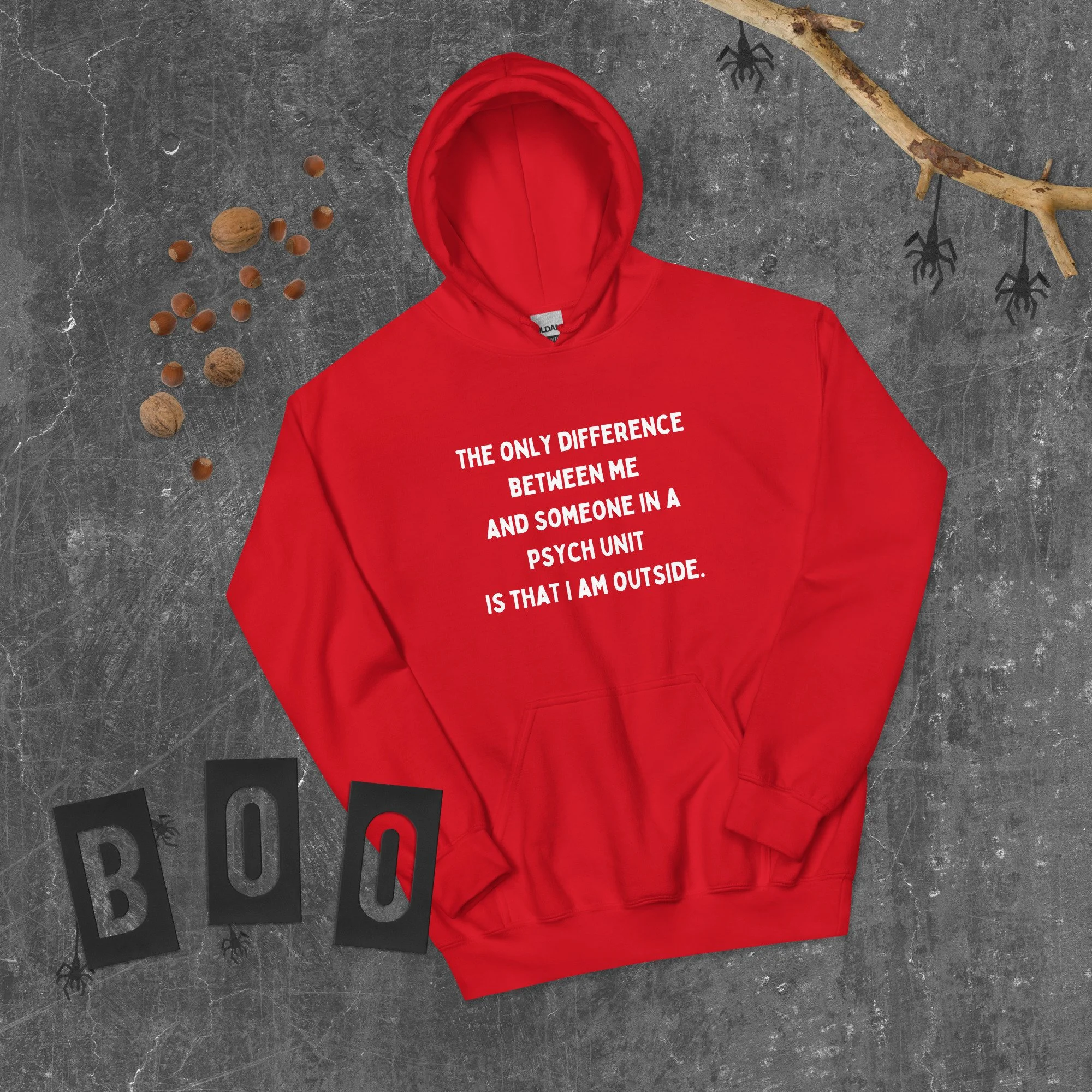 TODBMAP white font Unisex Hoodie