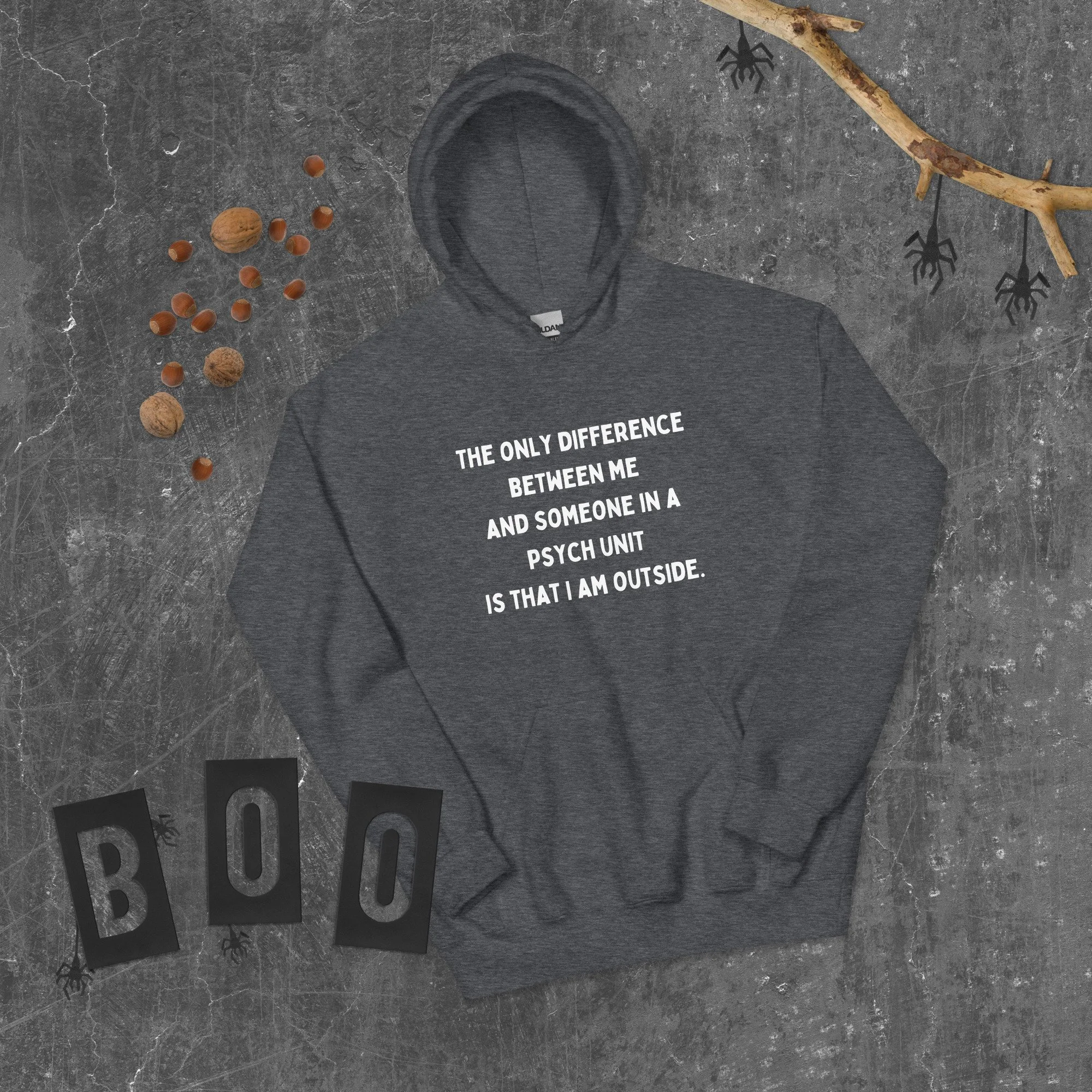 TODBMAP white font Unisex Hoodie