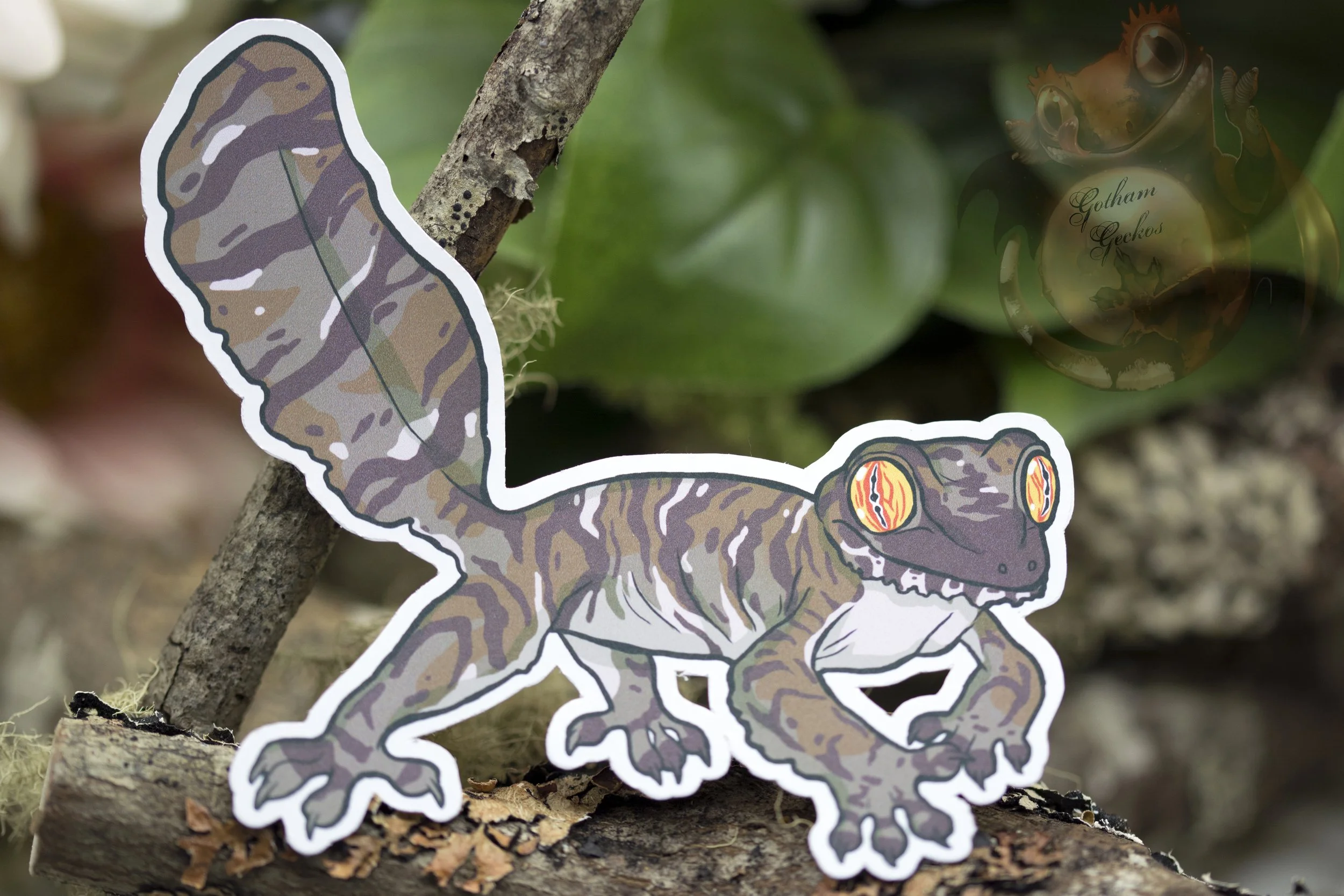 Uroplatus Fimbriatus Planner Sticker