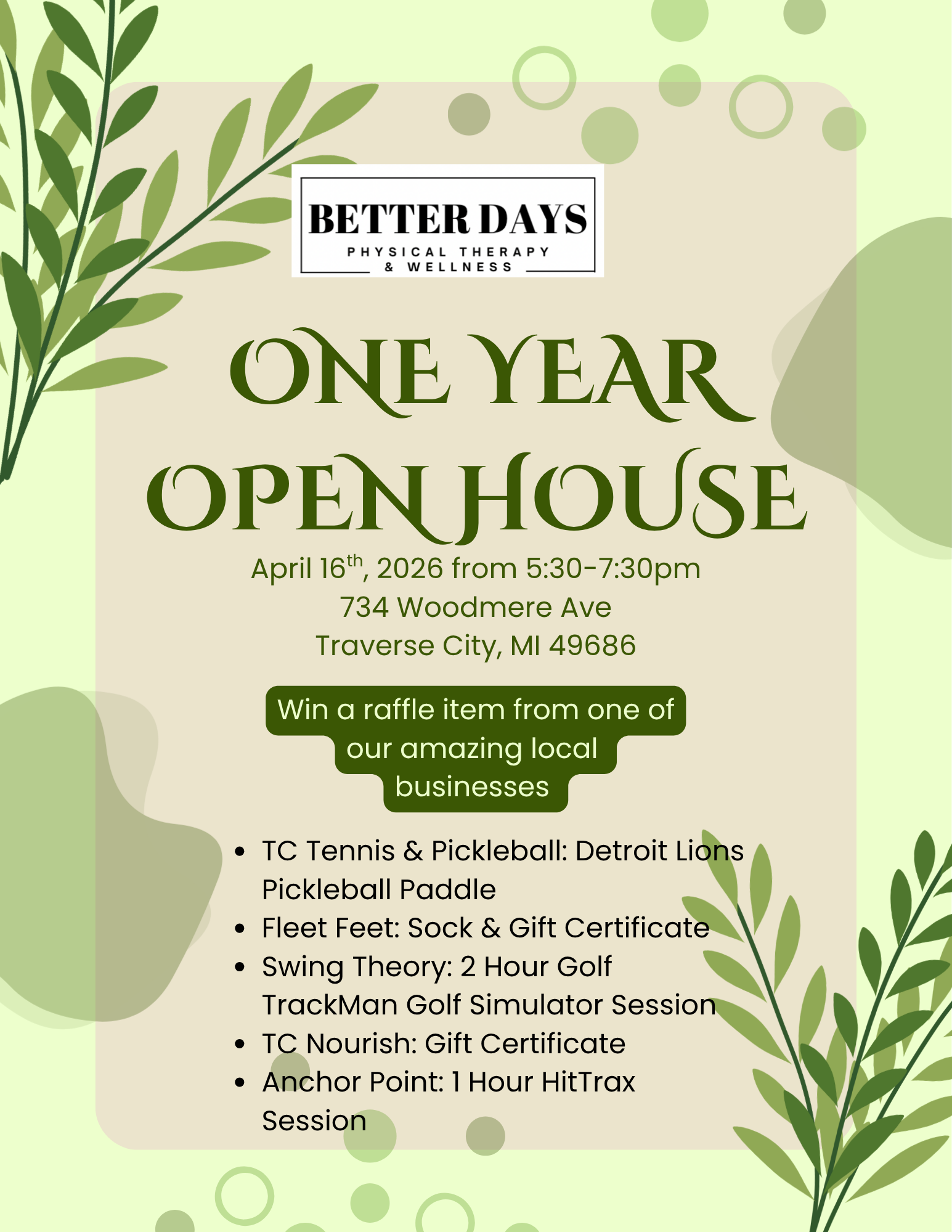 One Year of Better Days!