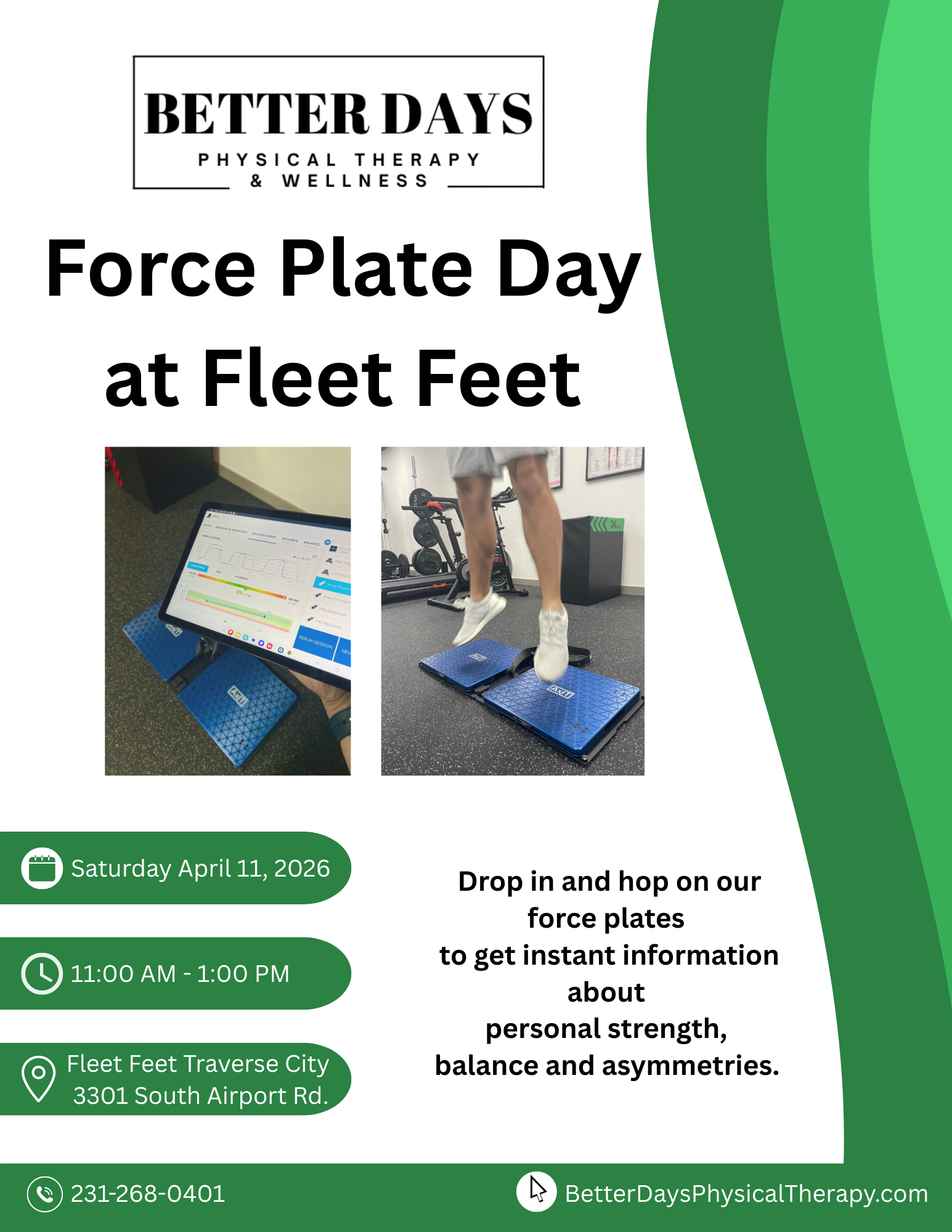 Force Plate Day at Fleet Feet