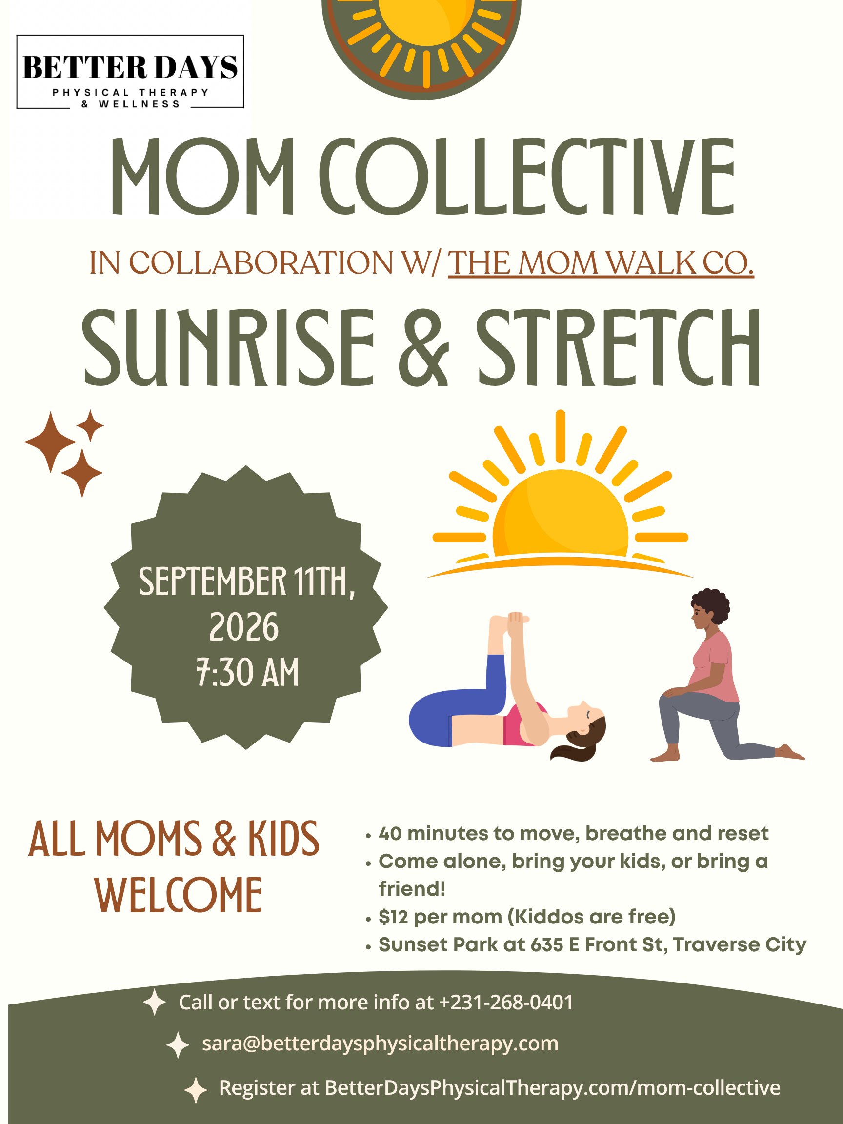 Mom Collective: Sunrise & Stretch - September 11th