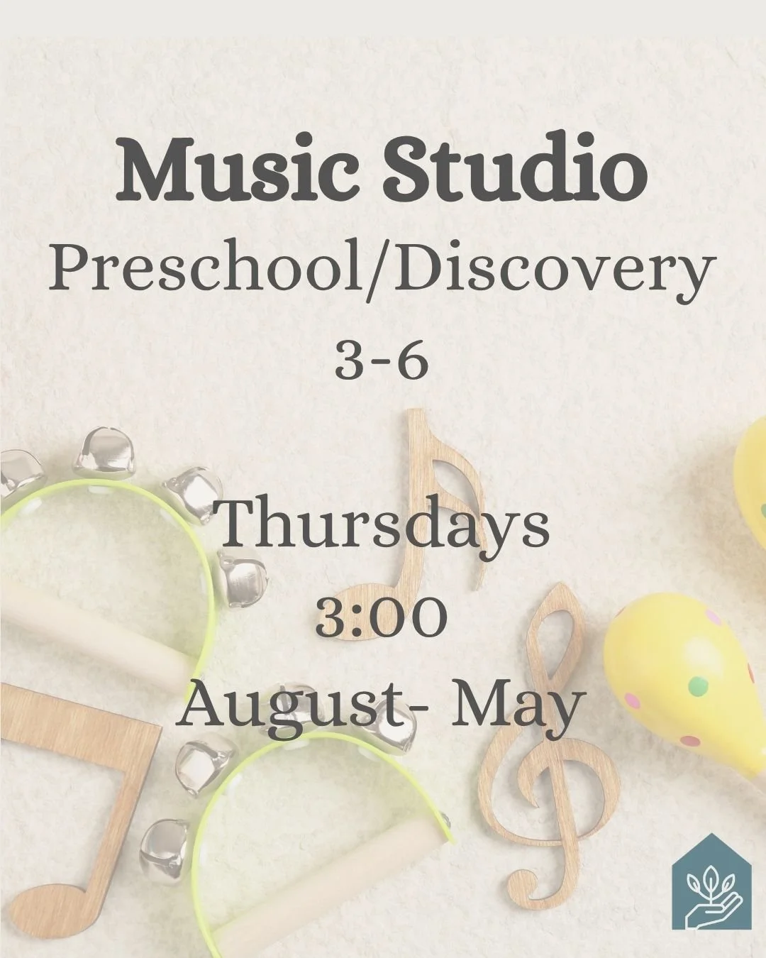 Music Studio - Preschool & Discovery (Ages 3-6) - School Year
