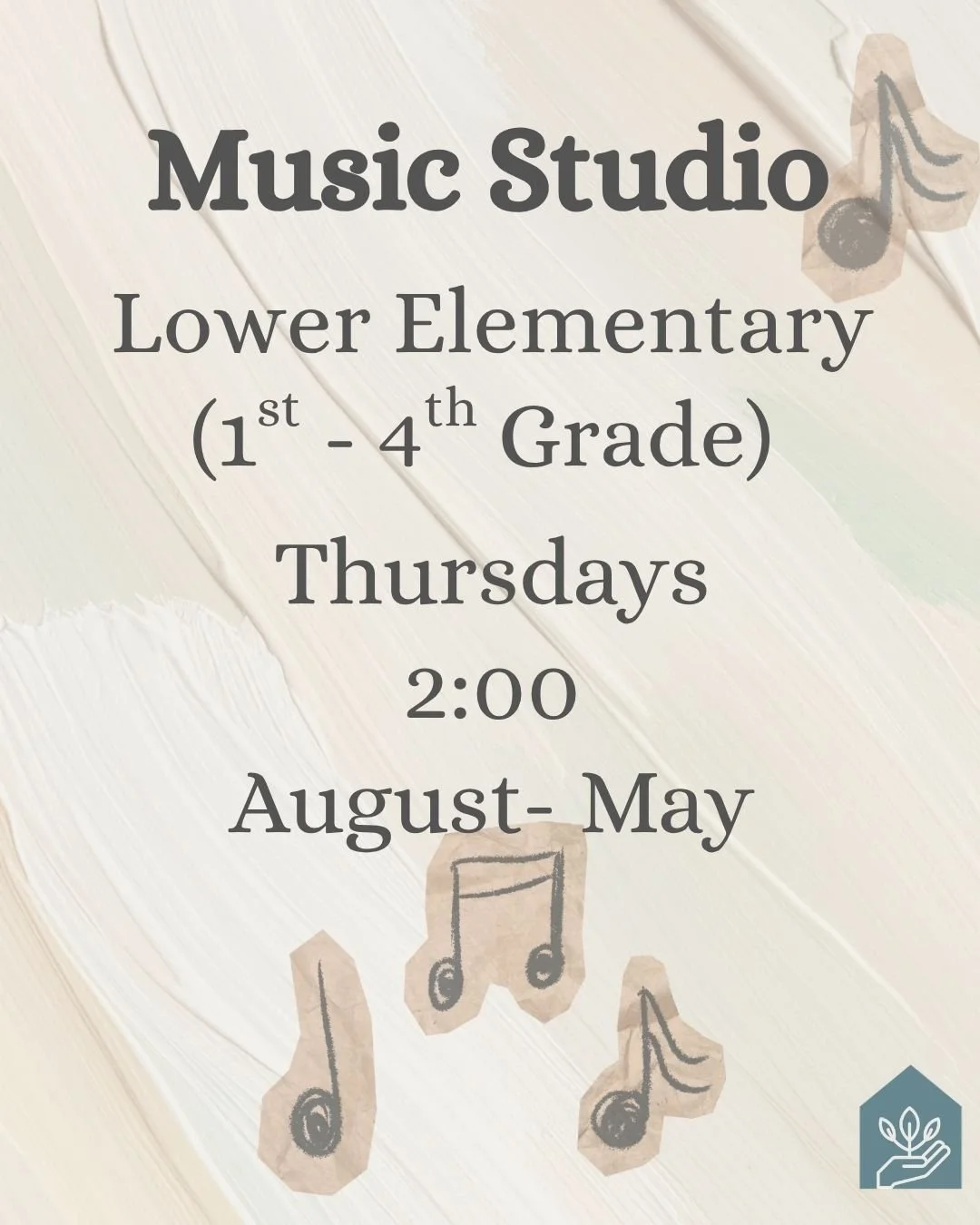 Music Studio — Lower Elementary (Grade 1-4) - School Year